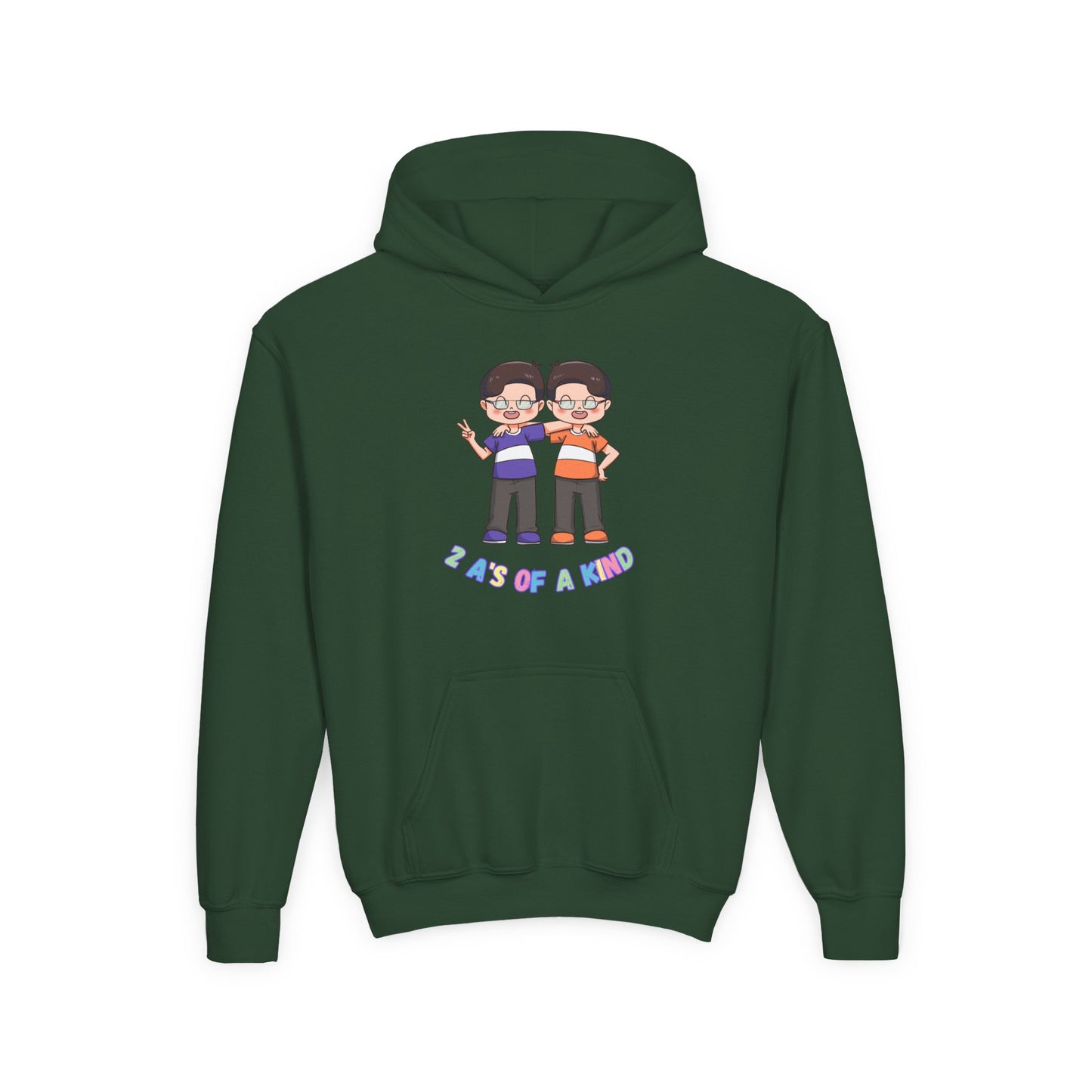 Make All The People Smile - Youth Heavy Blend Hooded Sweatshirt