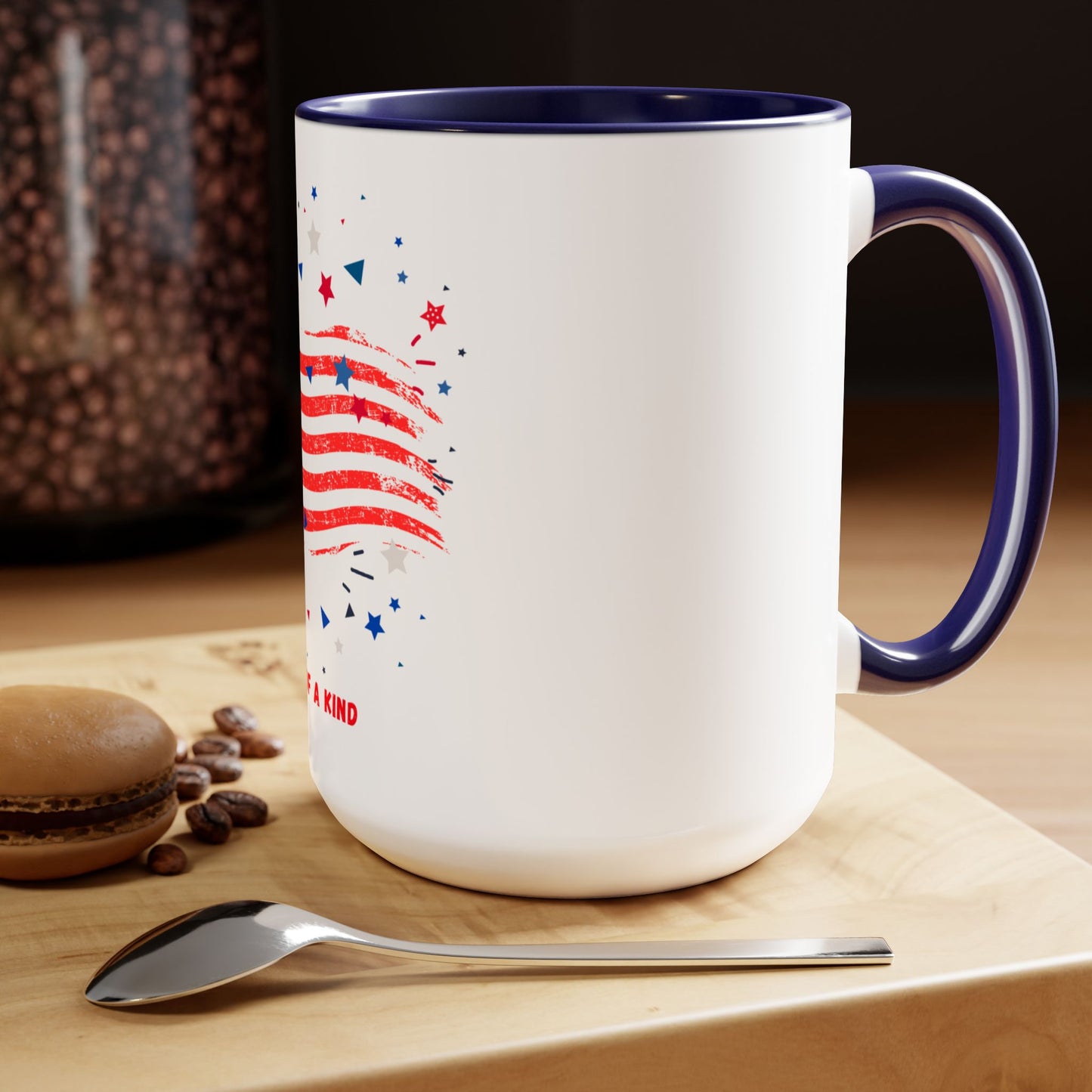 Flag - Two-Tone Coffee Mugs, 15oz