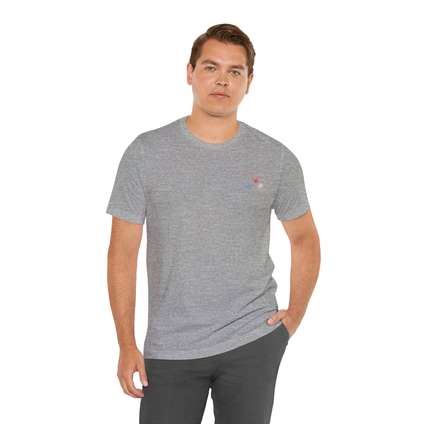Firework Patriotic Tee - Unisex Jersey Short Sleeve Tee