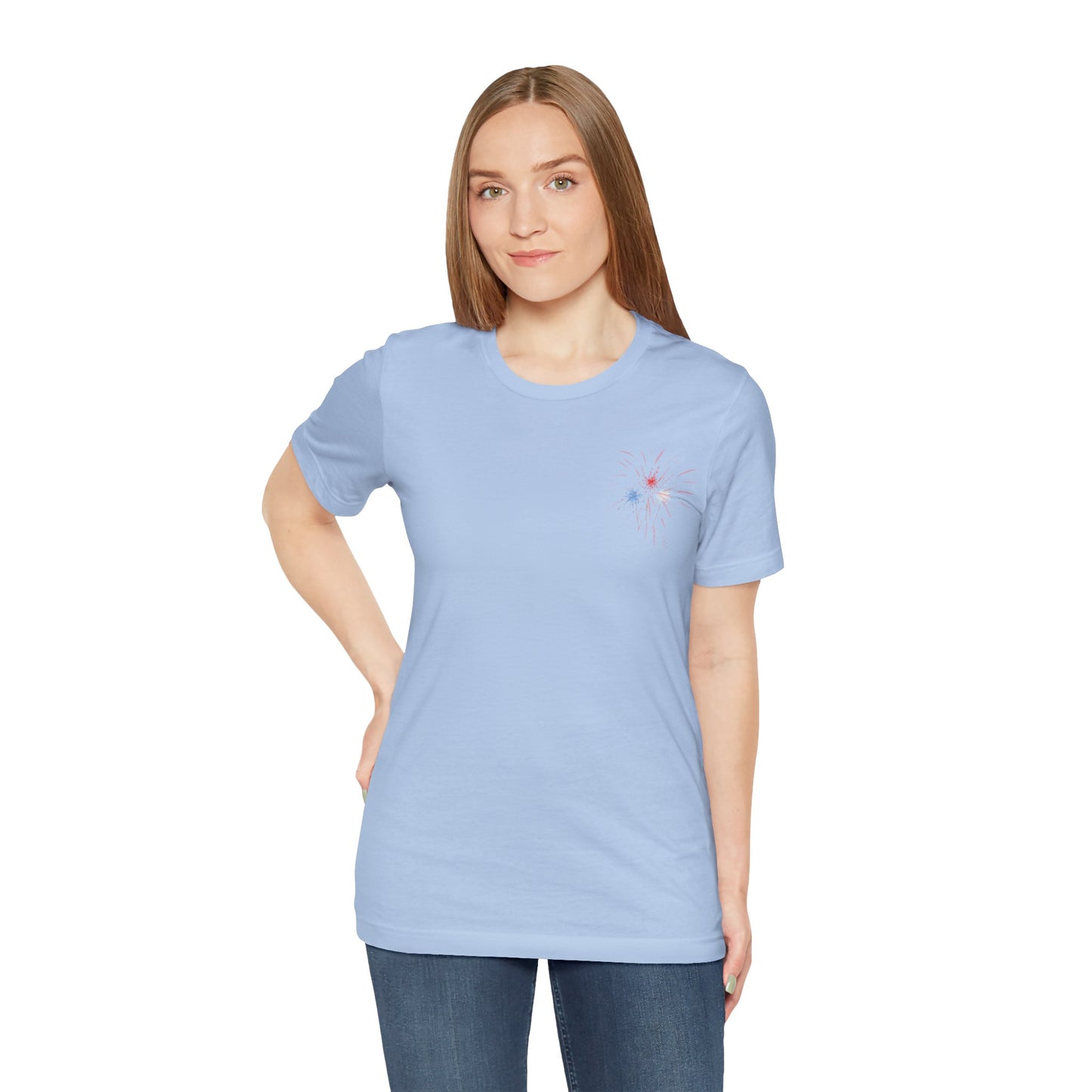 Firework Patriotic Tee - Unisex Jersey Short Sleeve Tee