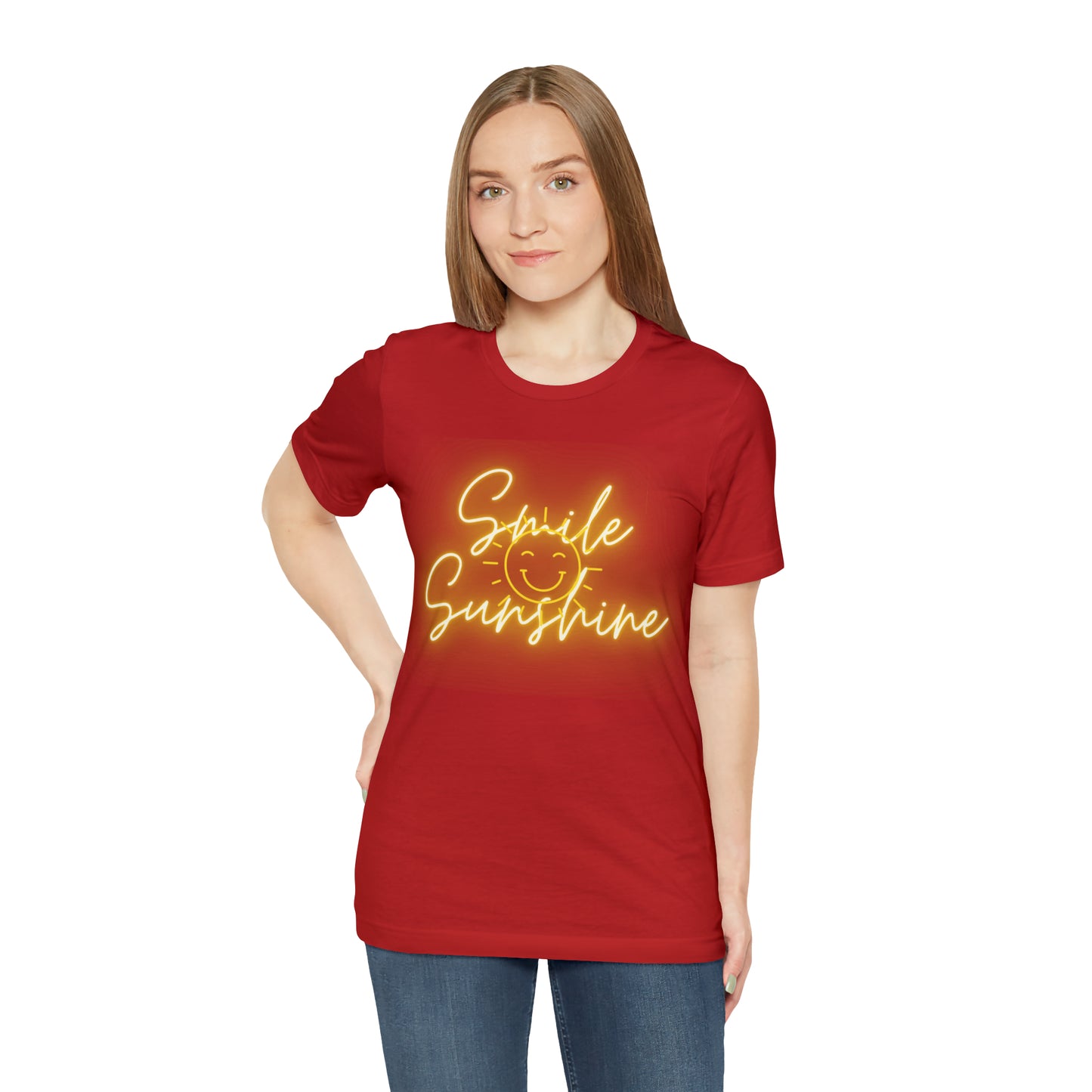 Smile Sunshine - Unisex Jersey Short Sleeve Tee
