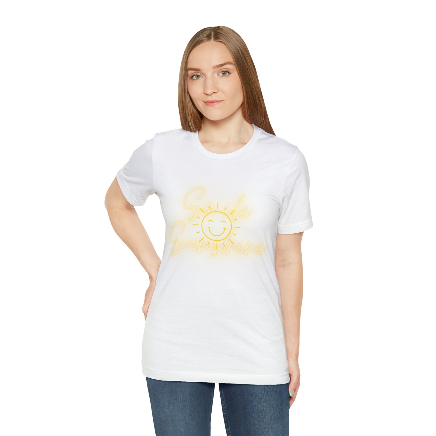 Smile Sunshine - Unisex Jersey Short Sleeve Tee