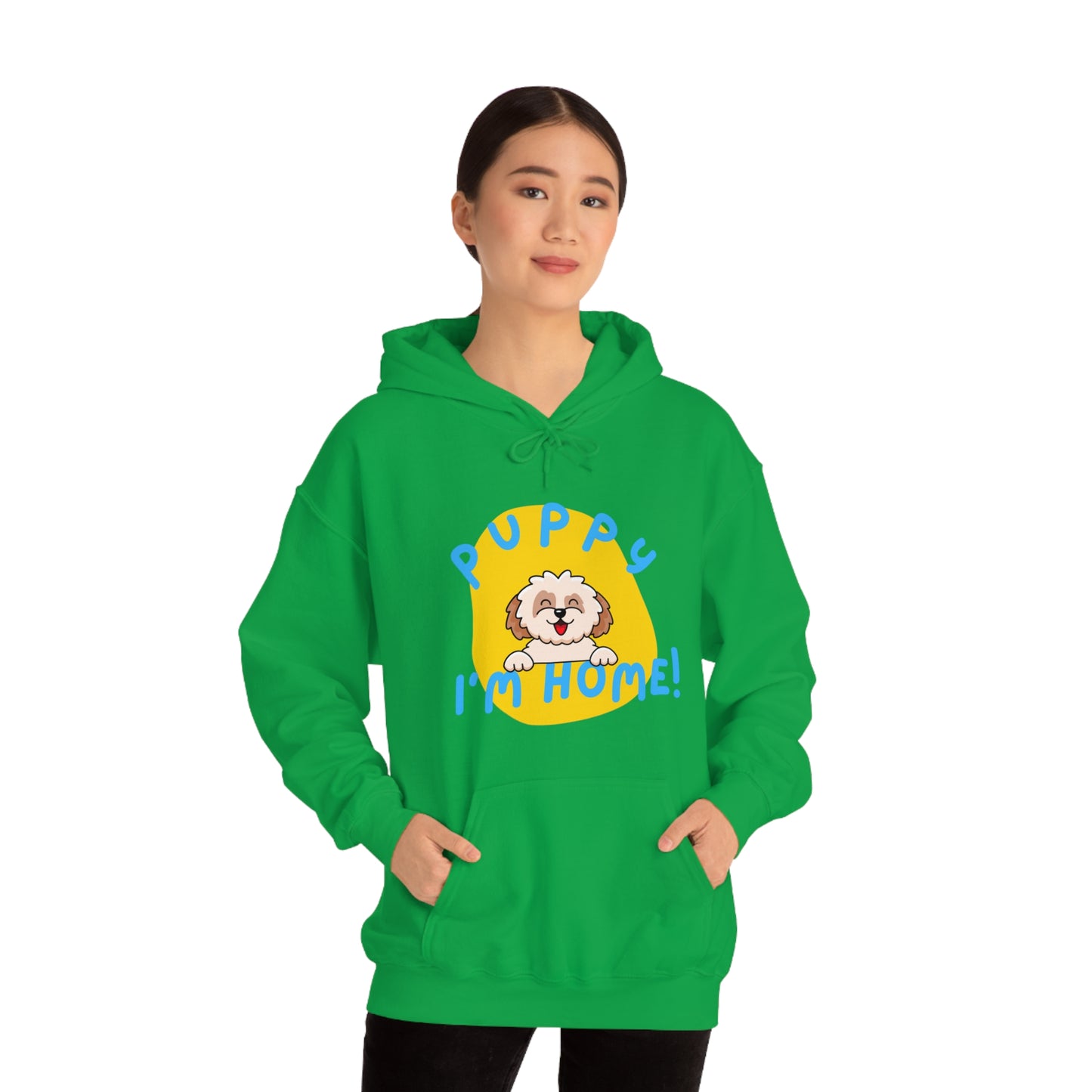 Puppy I'm Home - Unisex Heavy Blend™ Hooded Sweatshirt
