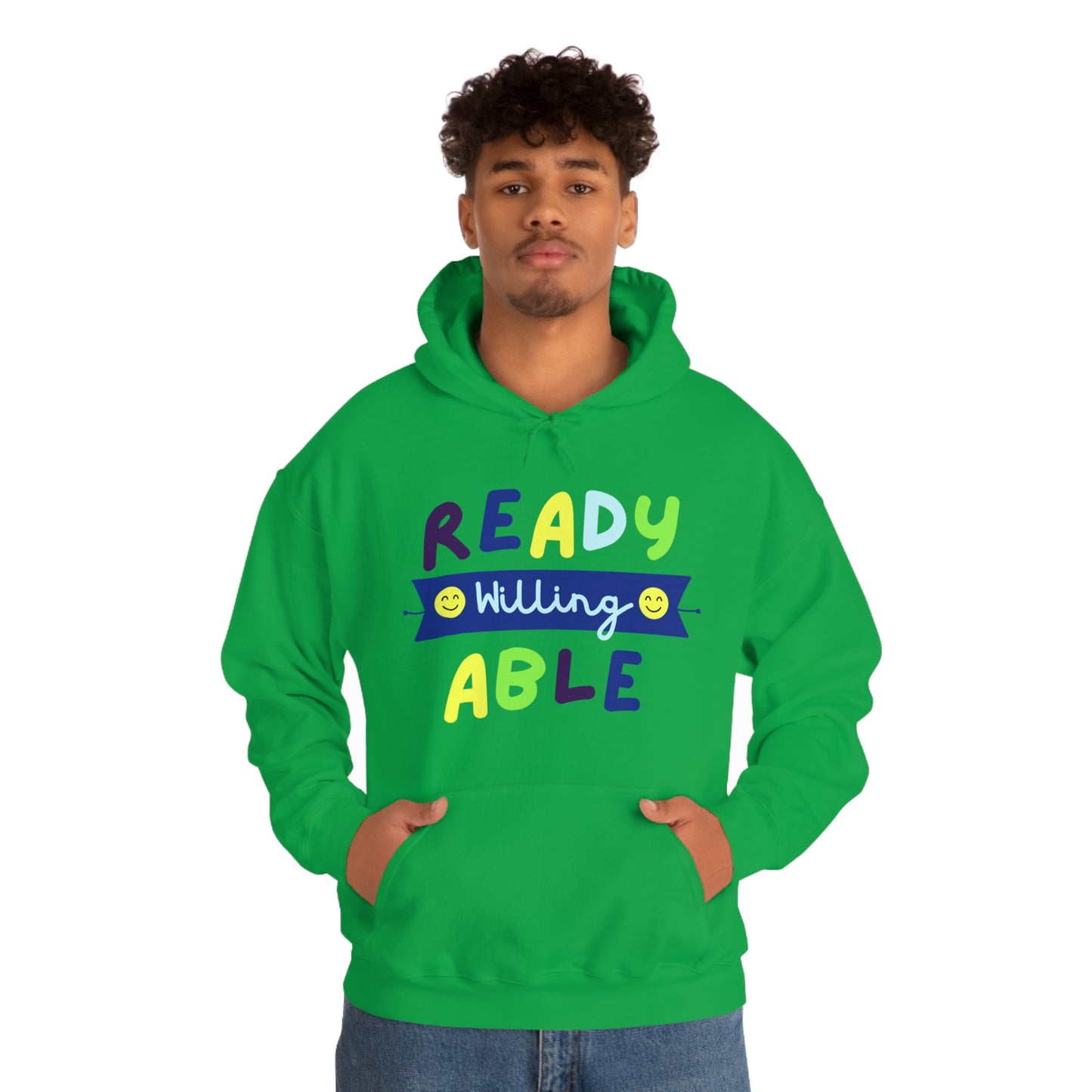 Ready Willing Able  - Unisex Heavy Blend™ Hooded Sweatshirt