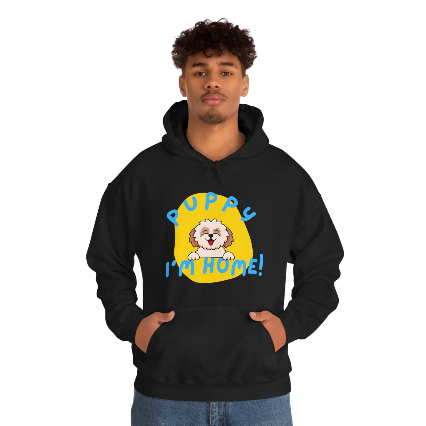 Puppy I'm Home - Unisex Heavy Blend™ Hooded Sweatshirt