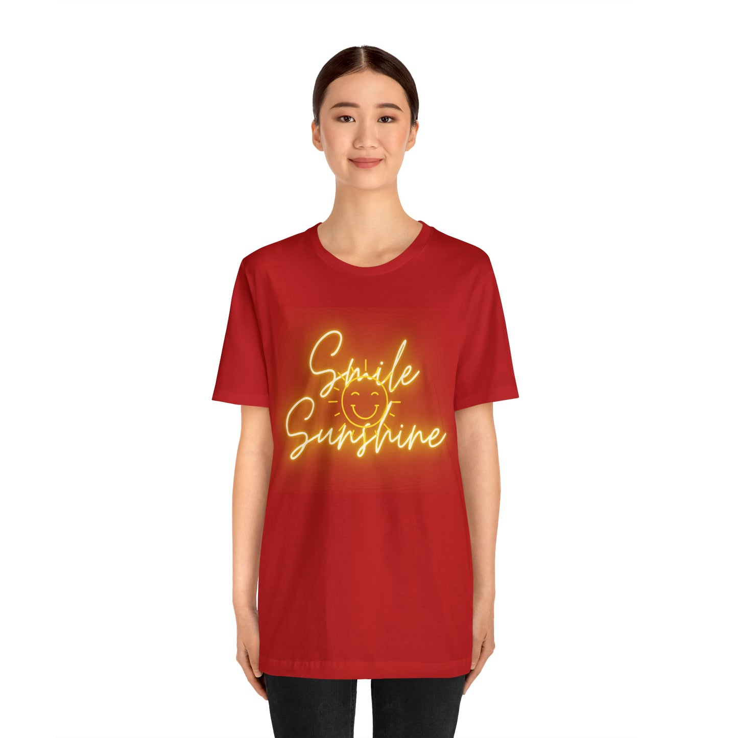 Smile Sunshine - Unisex Jersey Short Sleeve Tee