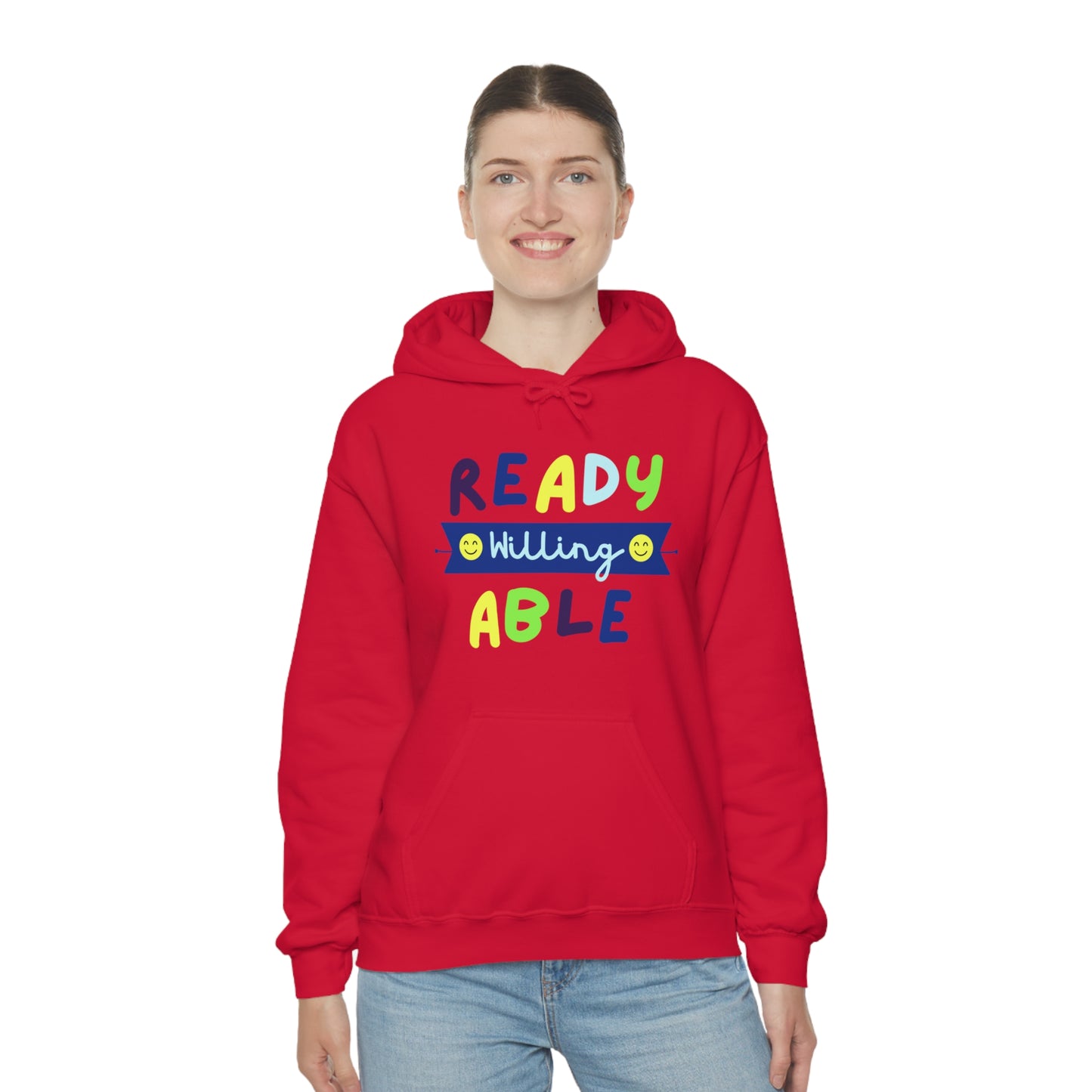 Ready Willing Able  - Unisex Heavy Blend™ Hooded Sweatshirt