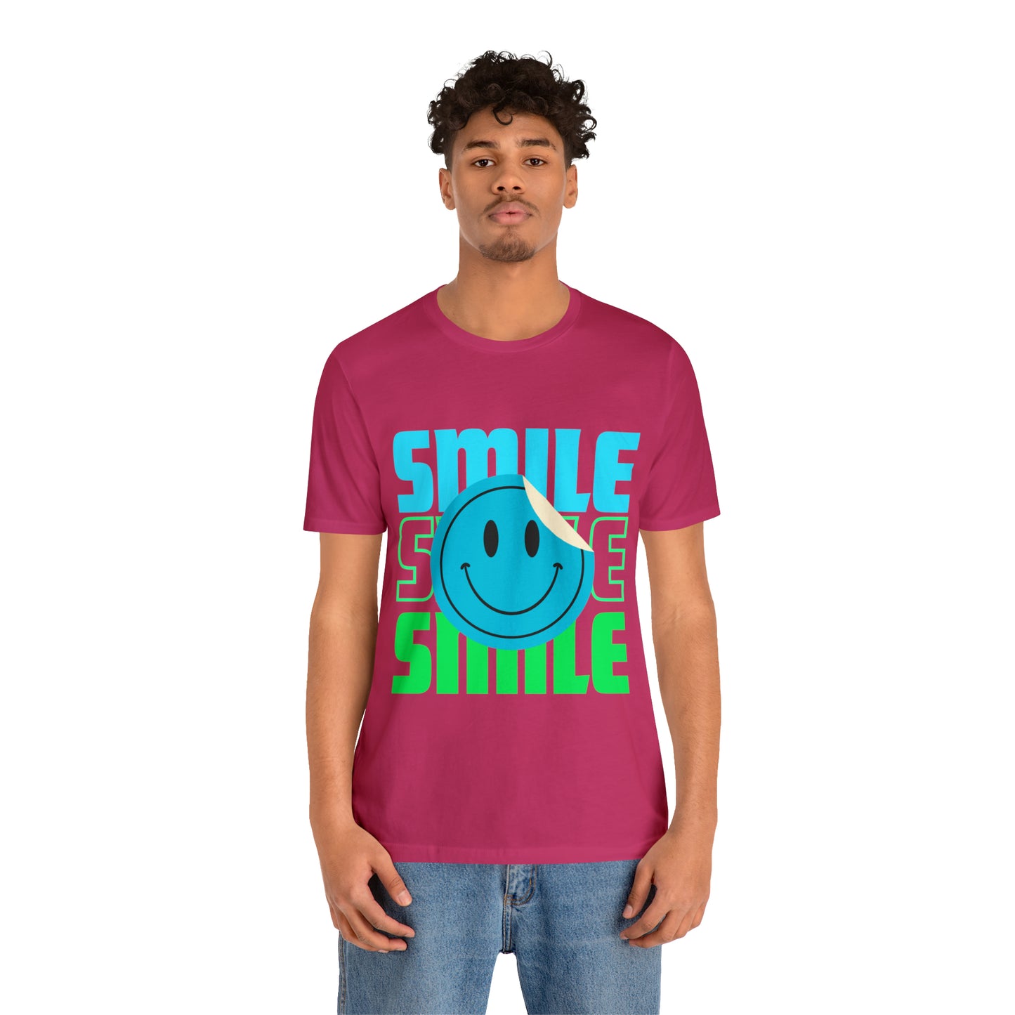 Smile  Unisex Jersey Short Sleeve Tee