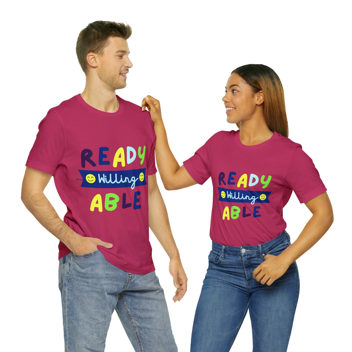 Ready Willing Able - Unisex Jersey Short Sleeve Tee