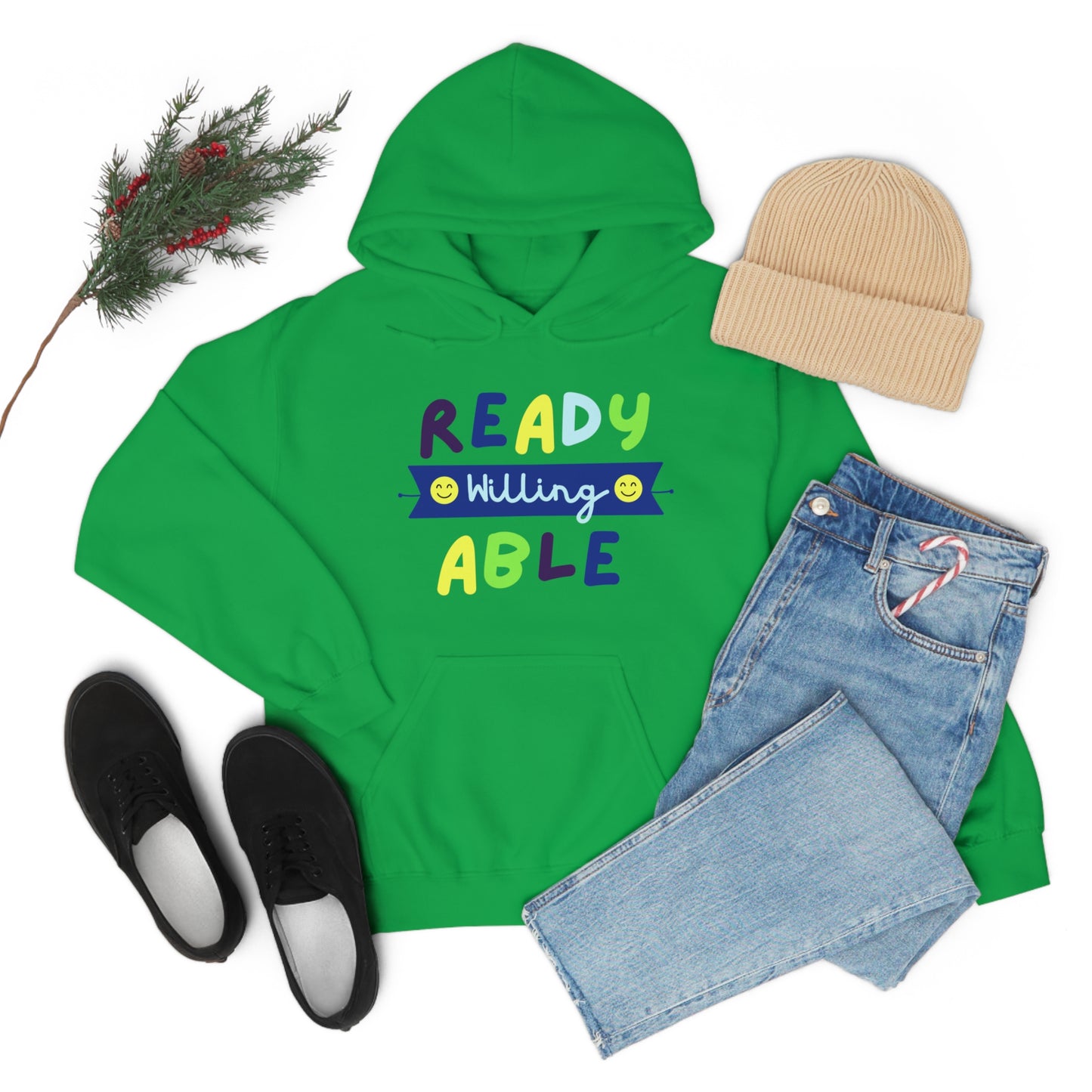 Ready Willing Able  - Unisex Heavy Blend™ Hooded Sweatshirt