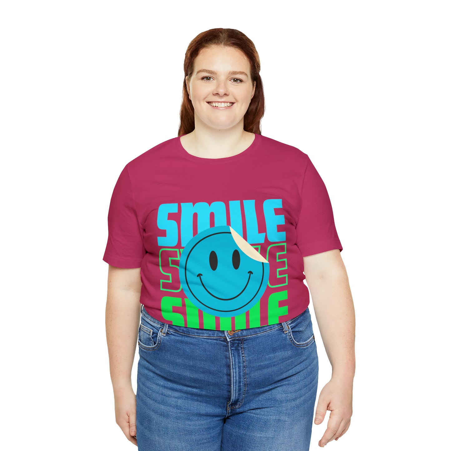 Smile  Unisex Jersey Short Sleeve Tee