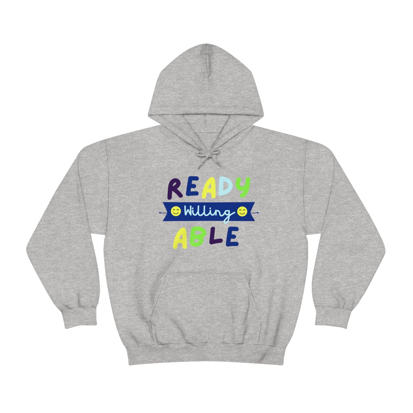 Ready Willing Able  - Unisex Heavy Blend™ Hooded Sweatshirt