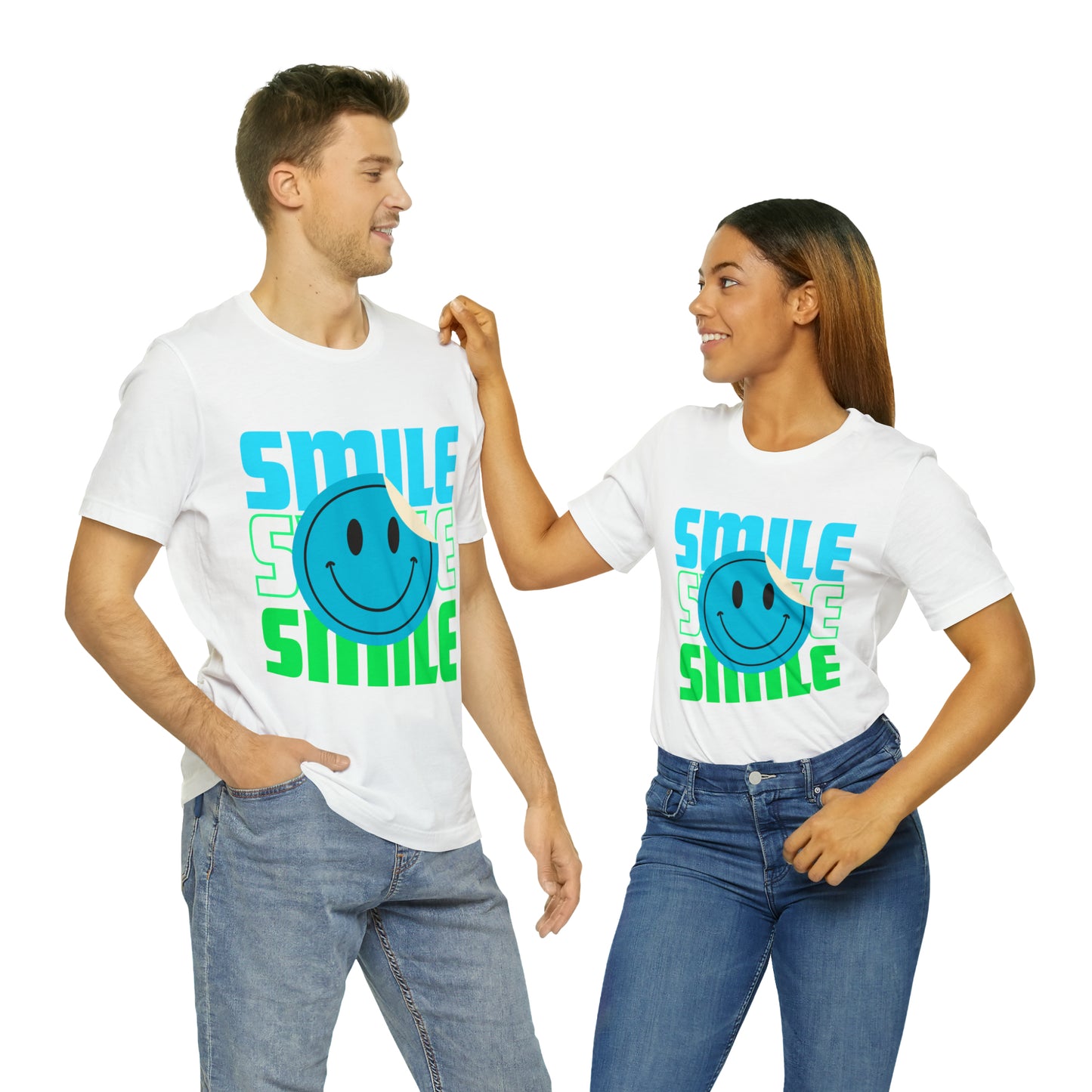Smile  Unisex Jersey Short Sleeve Tee
