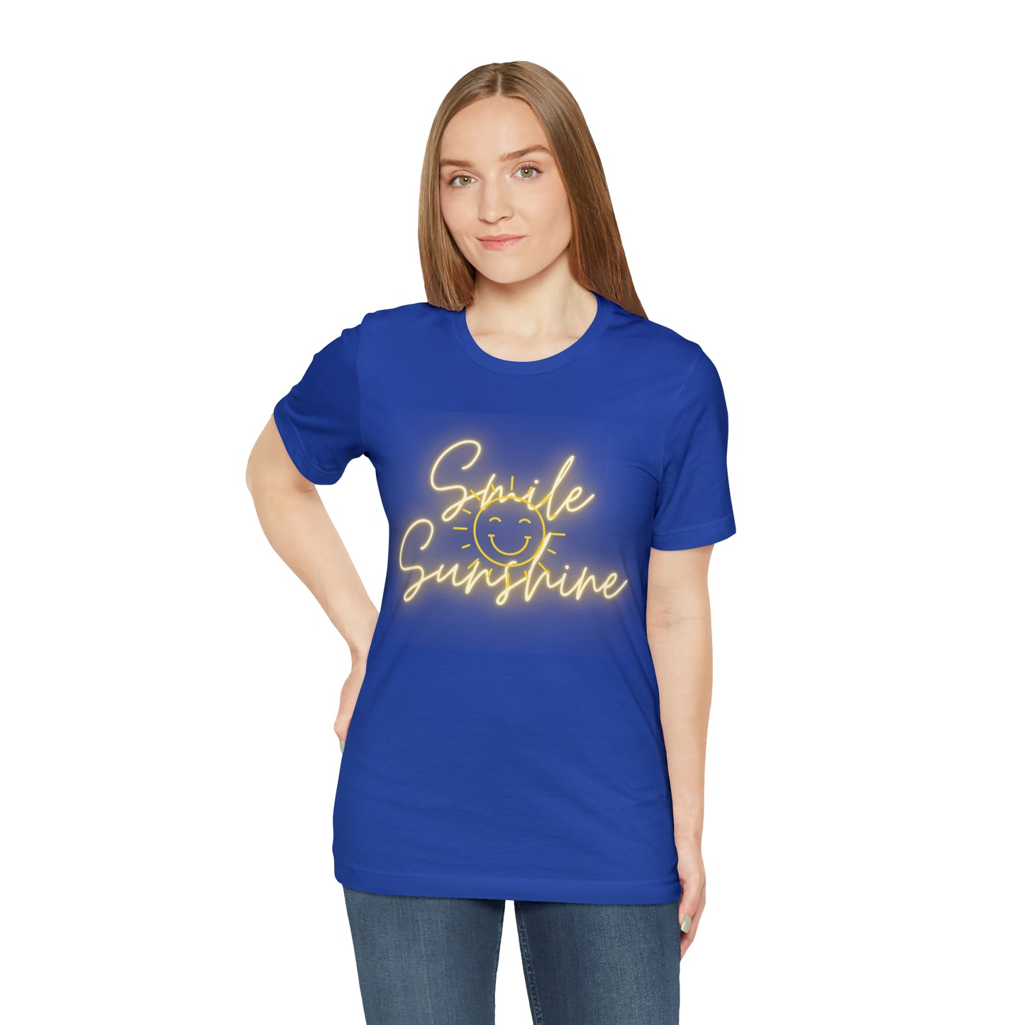 Smile Sunshine - Unisex Jersey Short Sleeve Tee