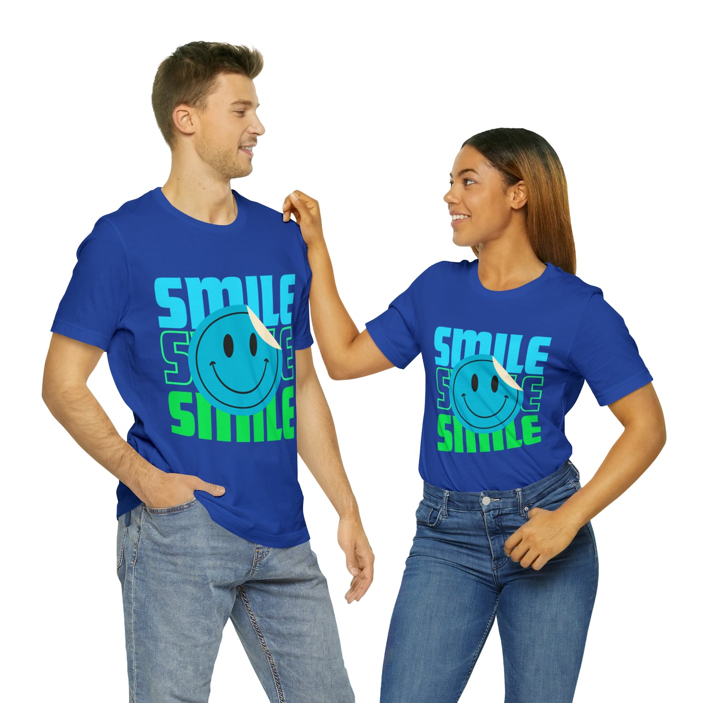 Smile  Unisex Jersey Short Sleeve Tee