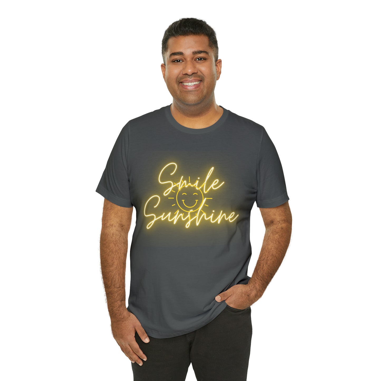 Smile Sunshine - Unisex Jersey Short Sleeve Tee