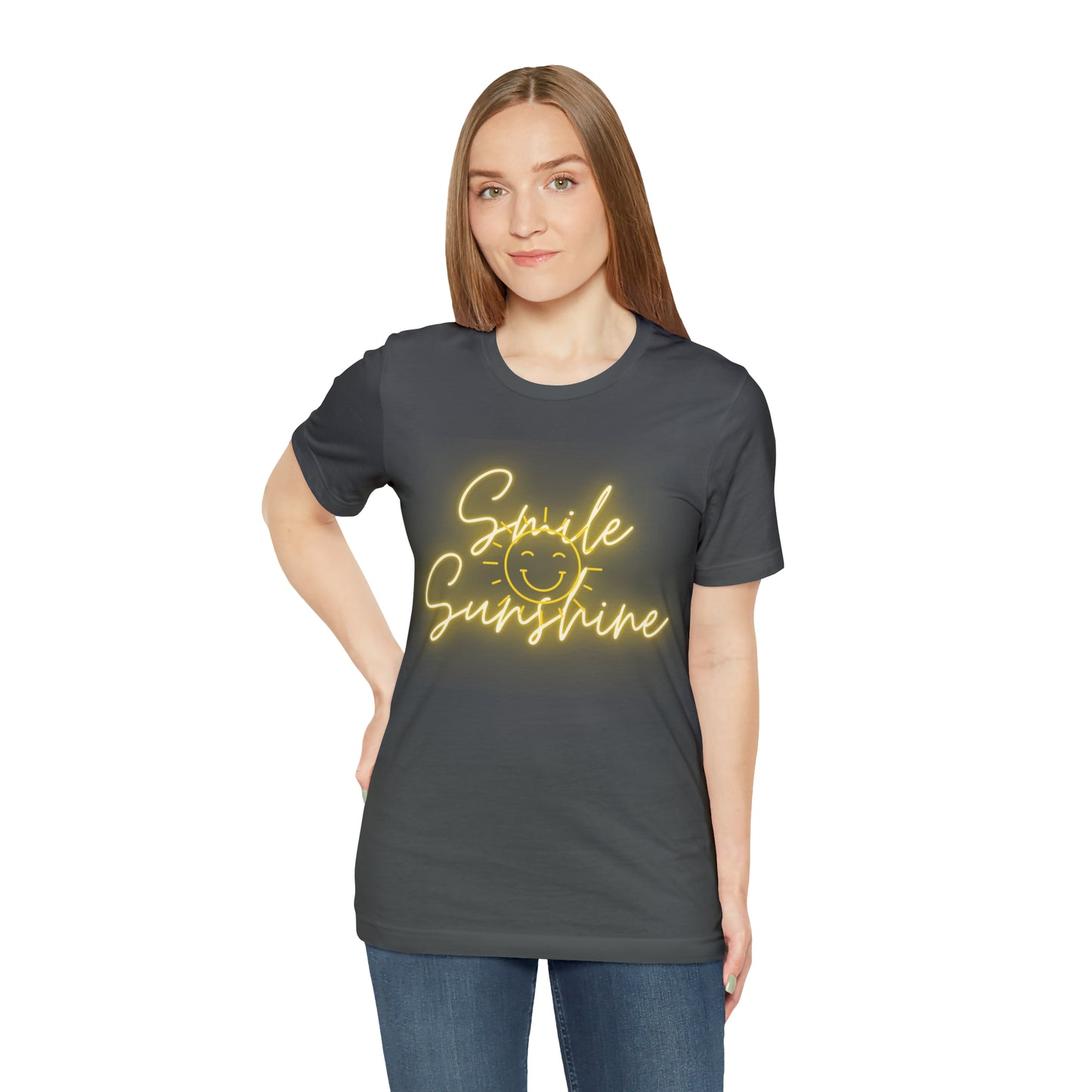 Smile Sunshine - Unisex Jersey Short Sleeve Tee