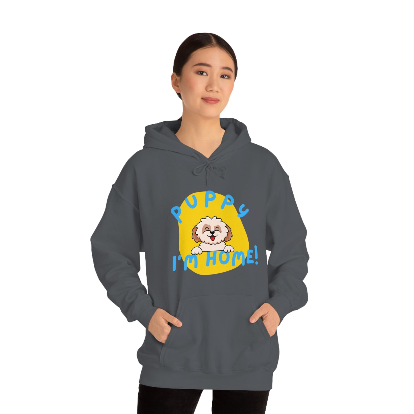 Puppy I'm Home - Unisex Heavy Blend™ Hooded Sweatshirt