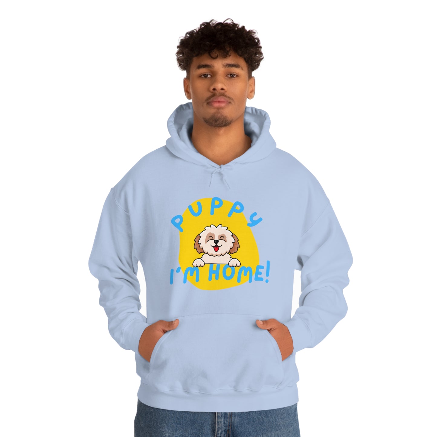 Puppy I'm Home - Unisex Heavy Blend™ Hooded Sweatshirt