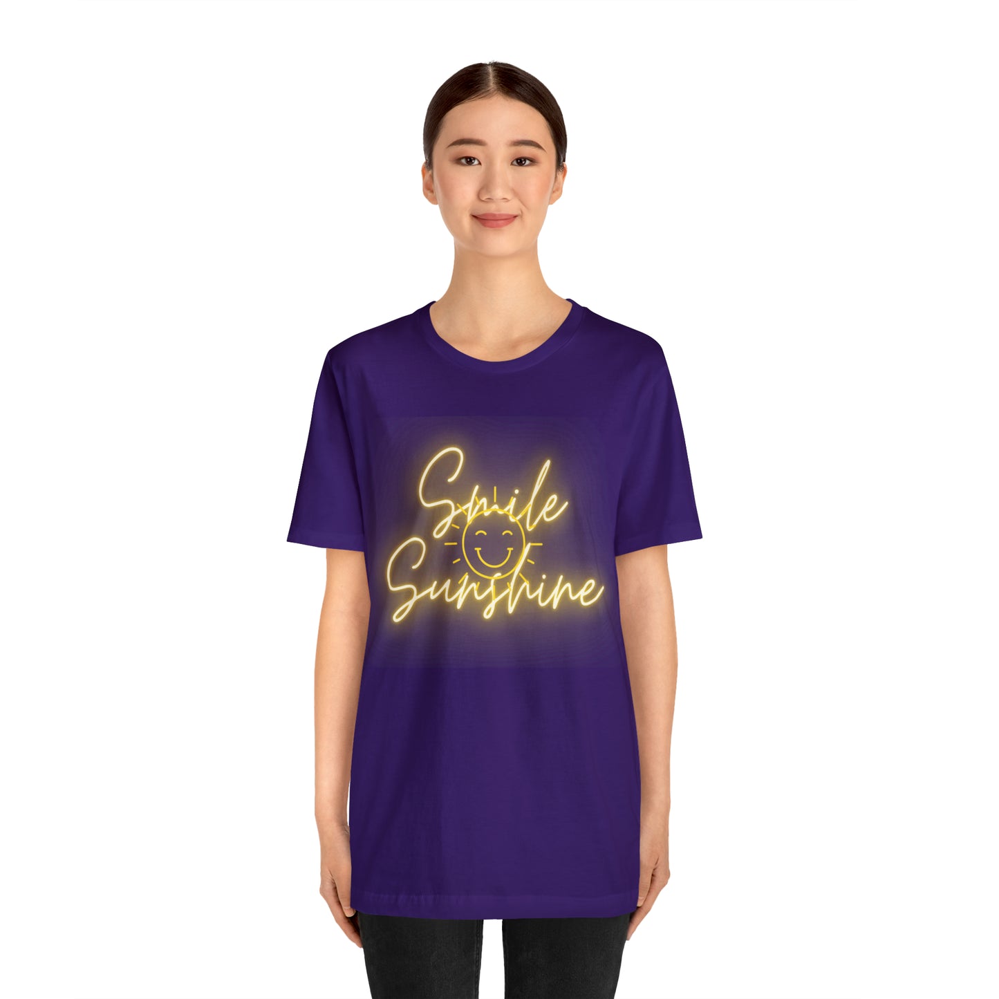 Smile Sunshine - Unisex Jersey Short Sleeve Tee