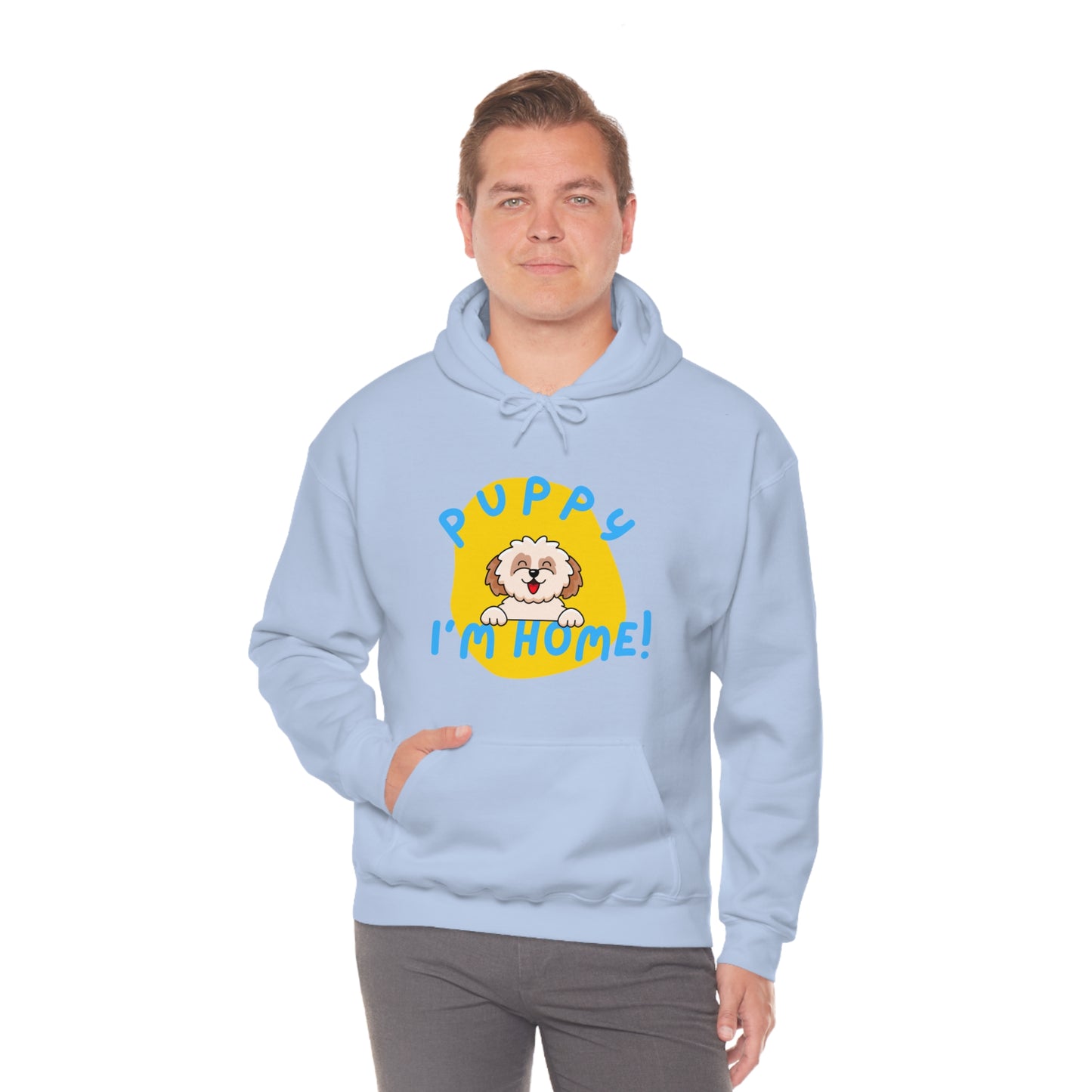 Puppy I'm Home - Unisex Heavy Blend™ Hooded Sweatshirt