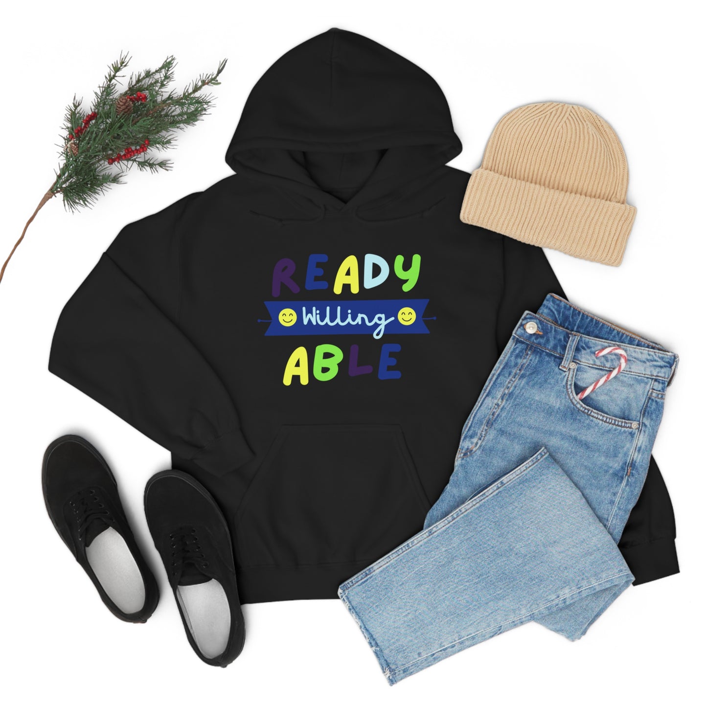 Ready Willing Able  - Unisex Heavy Blend™ Hooded Sweatshirt