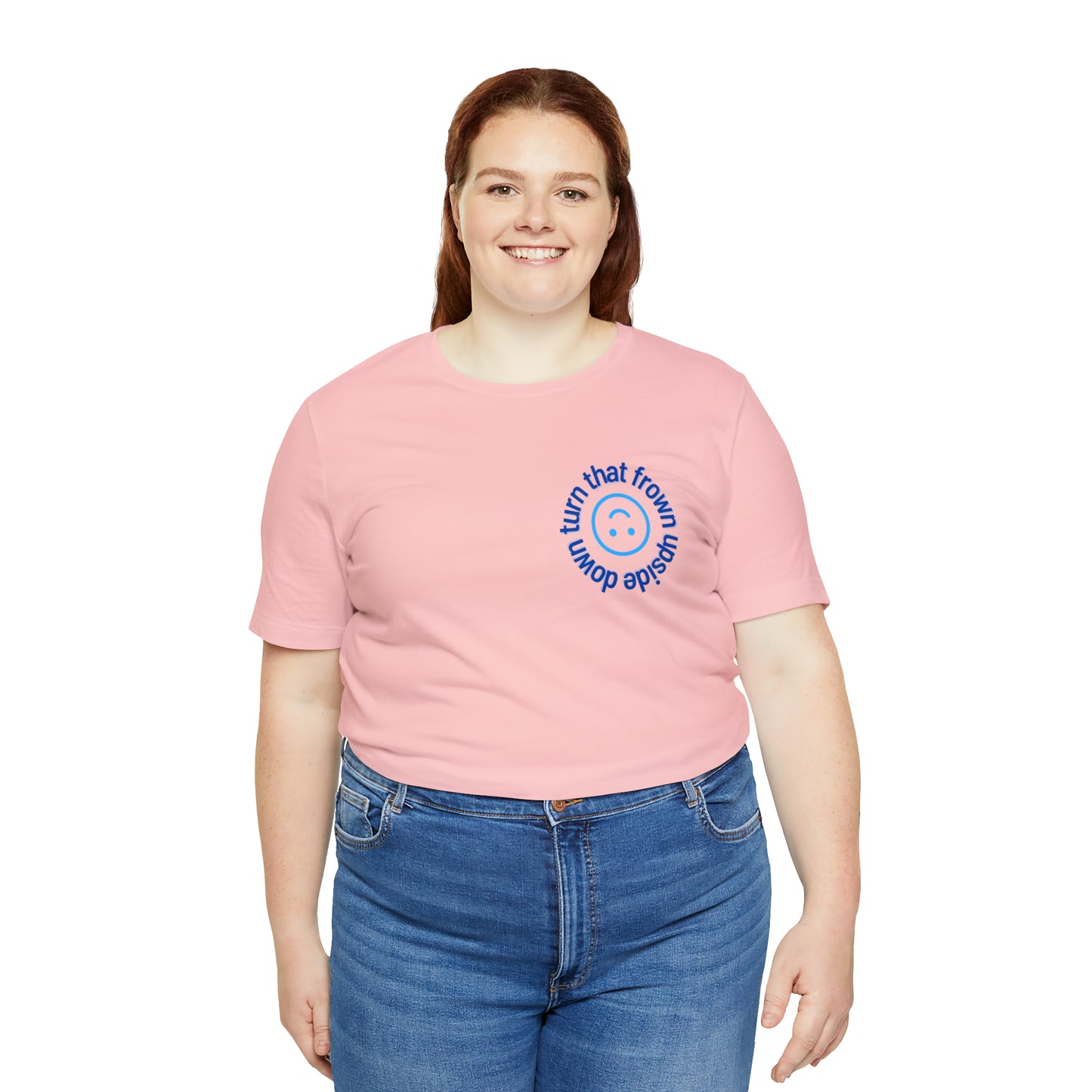 Turn That Frown Upside Down - Unisex Jersey Short Sleeve Tee