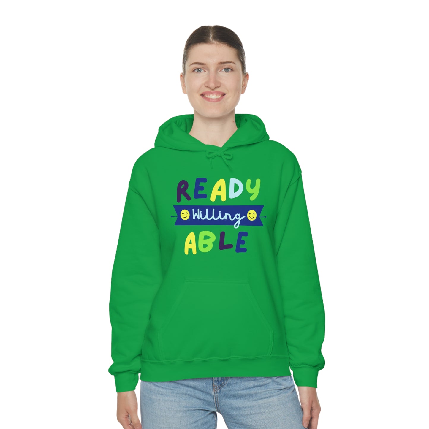 Ready Willing Able  - Unisex Heavy Blend™ Hooded Sweatshirt