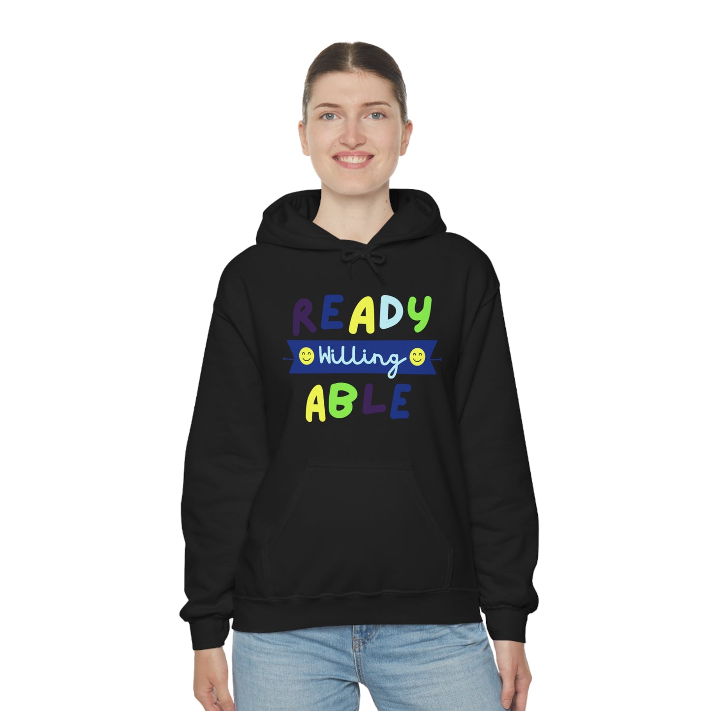 Ready Willing Able  - Unisex Heavy Blend™ Hooded Sweatshirt