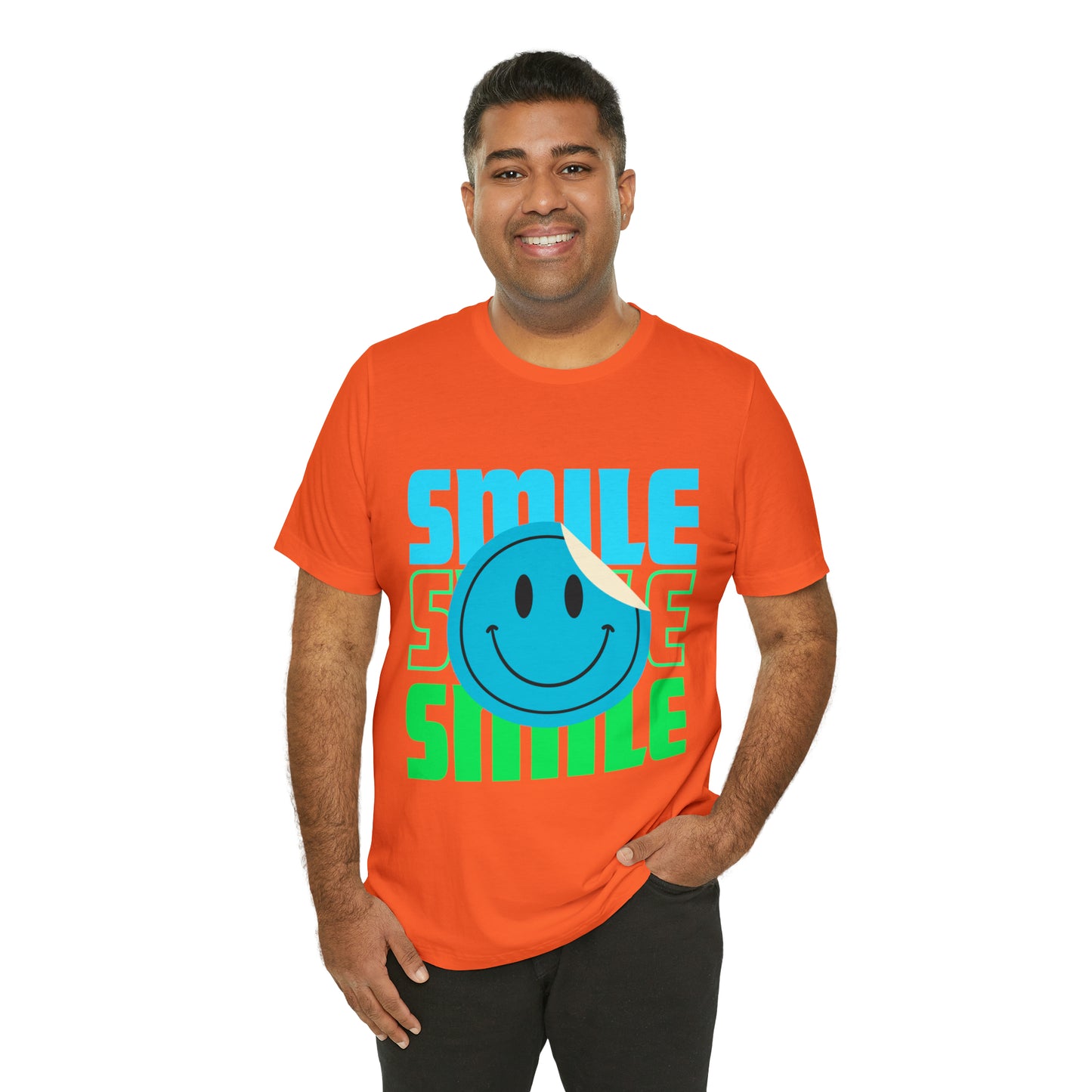 Smile  Unisex Jersey Short Sleeve Tee