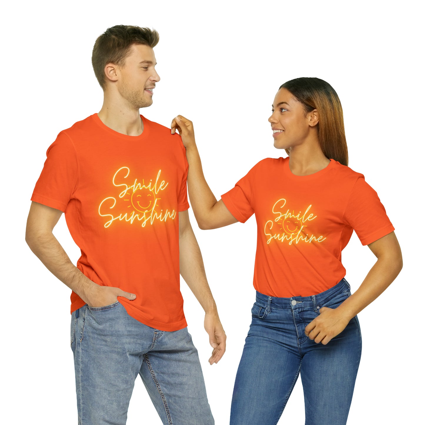 Smile Sunshine - Unisex Jersey Short Sleeve Tee