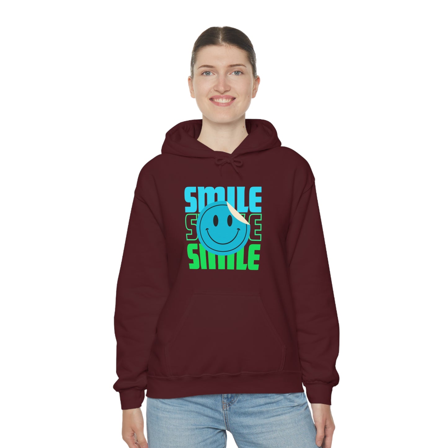 Smile - Unisex Heavy Blend™ Hooded Sweatshirt