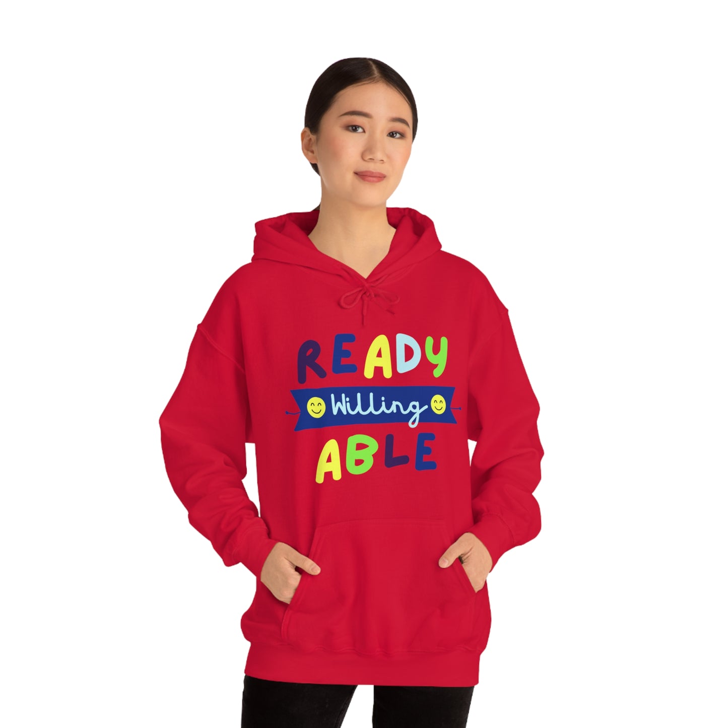 Ready Willing Able  - Unisex Heavy Blend™ Hooded Sweatshirt