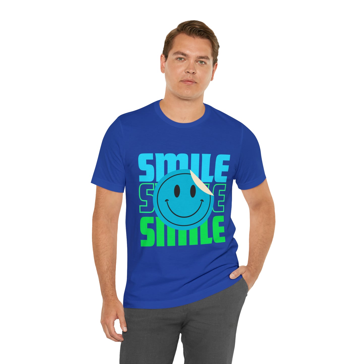 Smile  Unisex Jersey Short Sleeve Tee