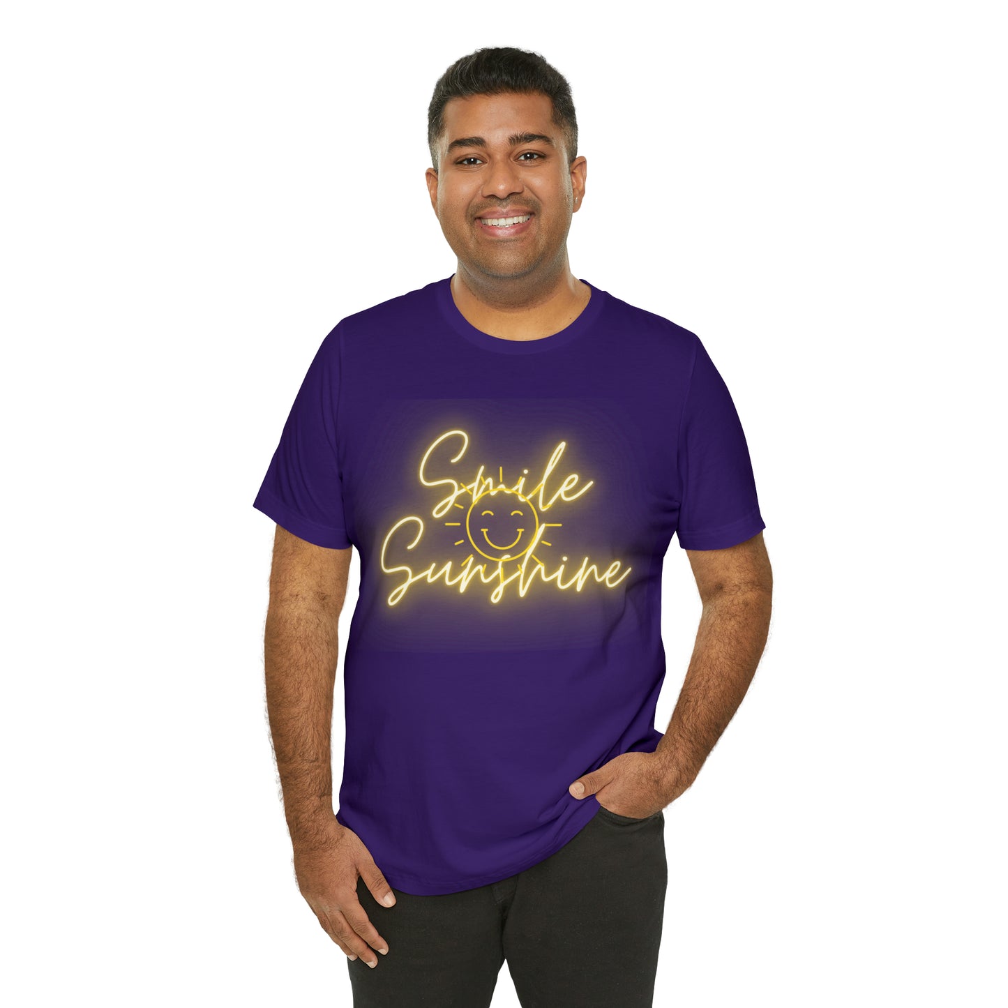 Smile Sunshine - Unisex Jersey Short Sleeve Tee