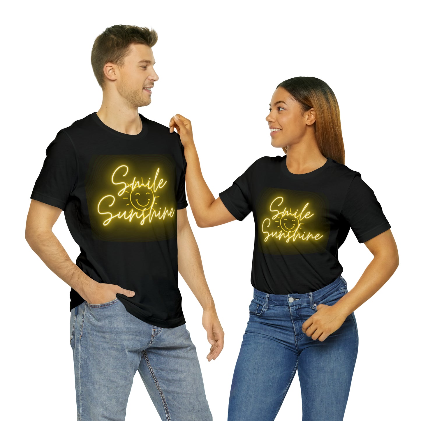 Smile Sunshine - Unisex Jersey Short Sleeve Tee