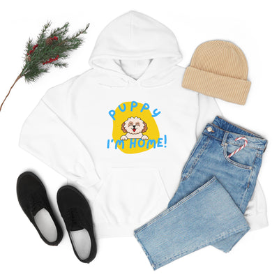 Puppy I'm Home - Unisex Heavy Blend™ Hooded Sweatshirt