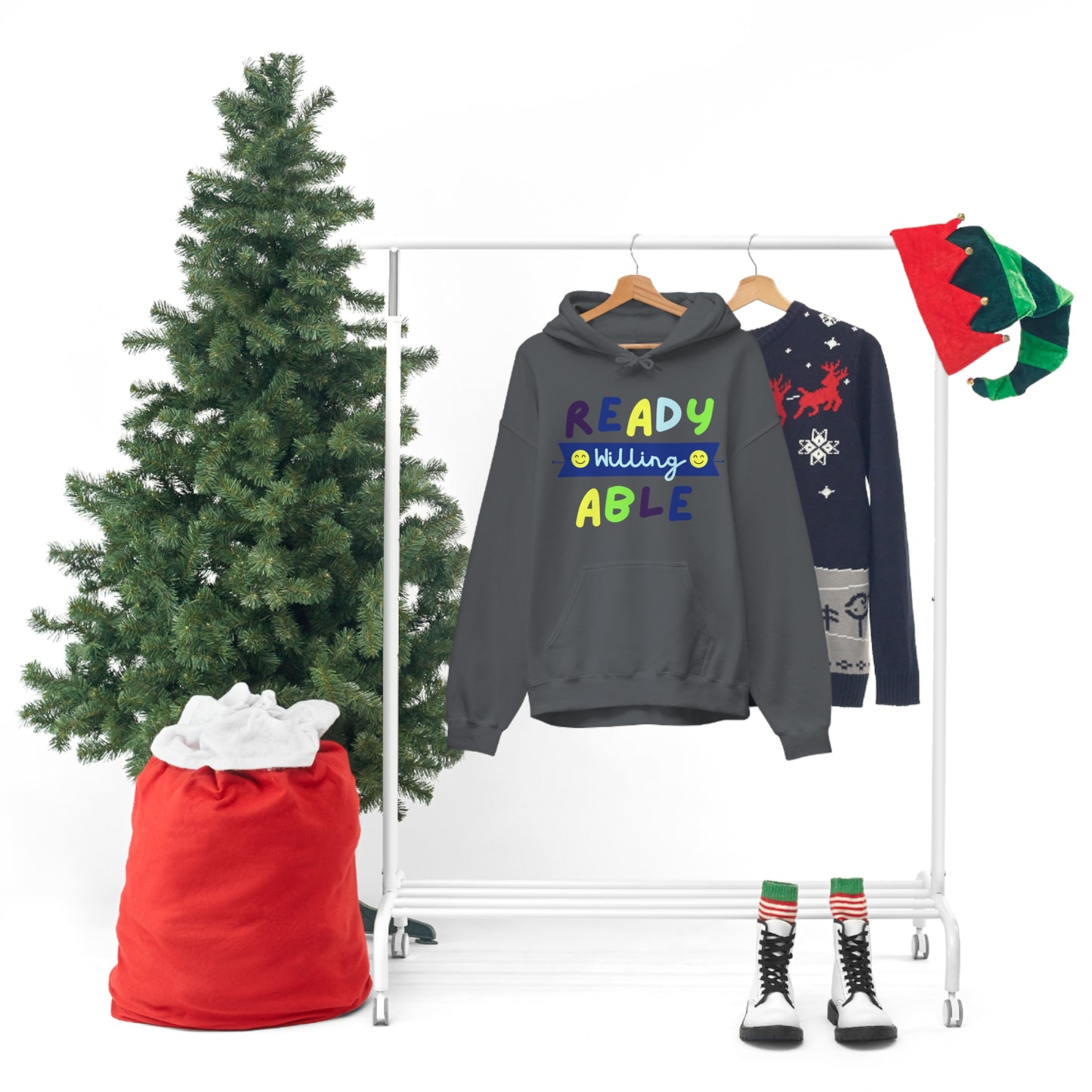 Ready Willing Able  - Unisex Heavy Blend™ Hooded Sweatshirt