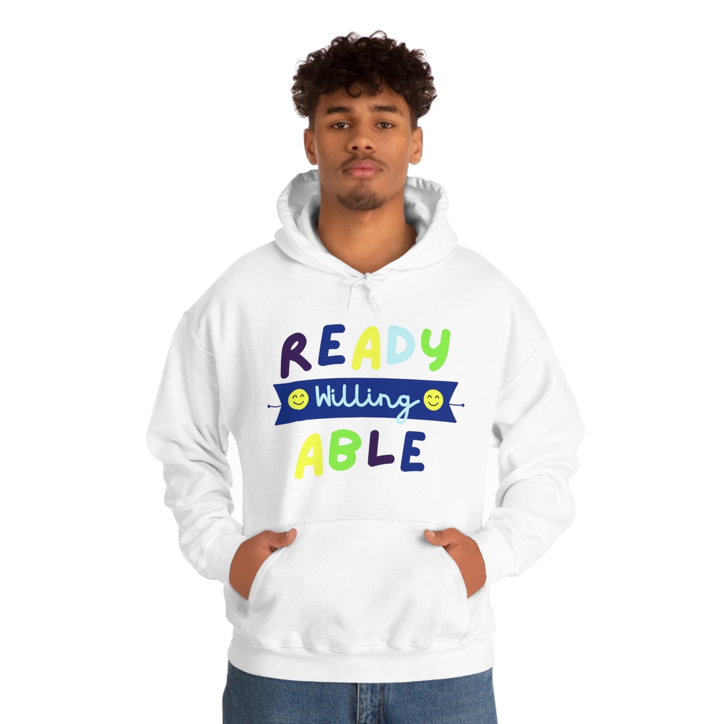 Ready Willing Able  - Unisex Heavy Blend™ Hooded Sweatshirt