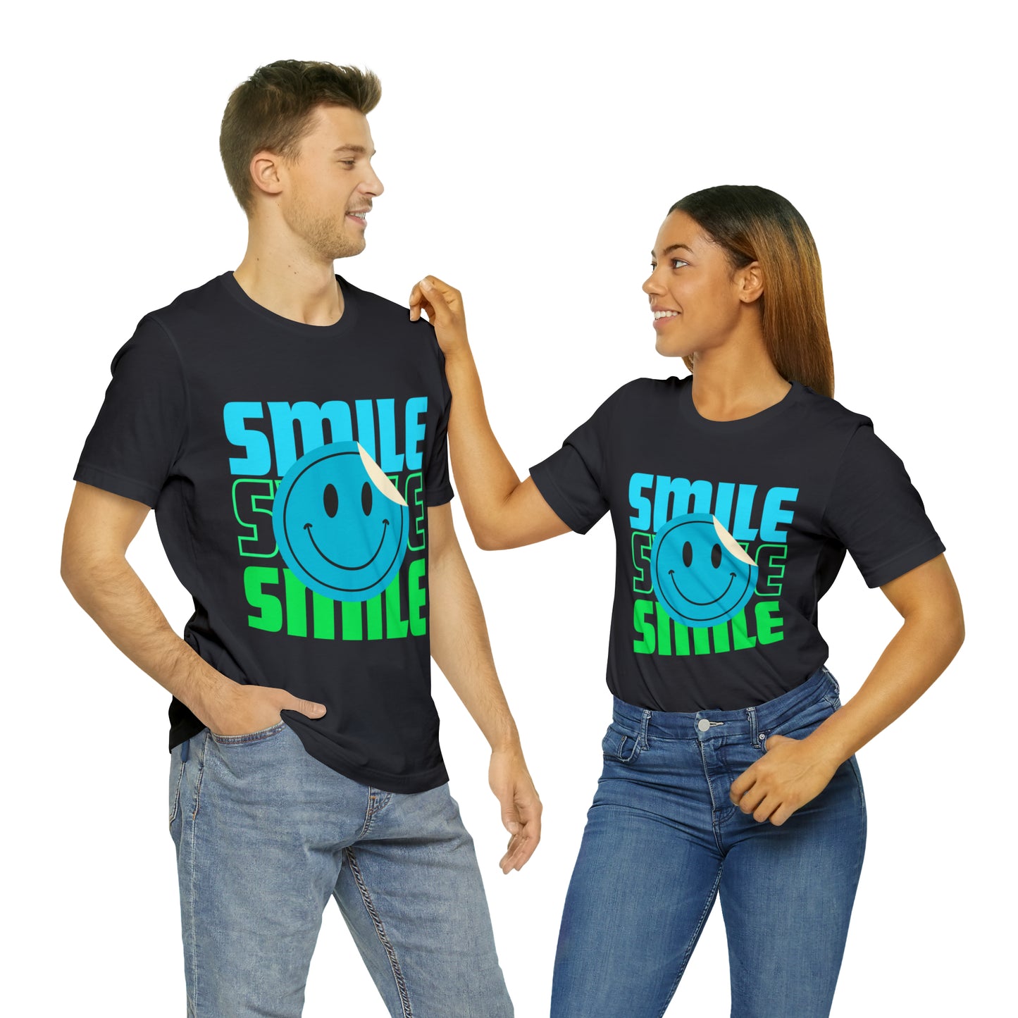 Smile  Unisex Jersey Short Sleeve Tee