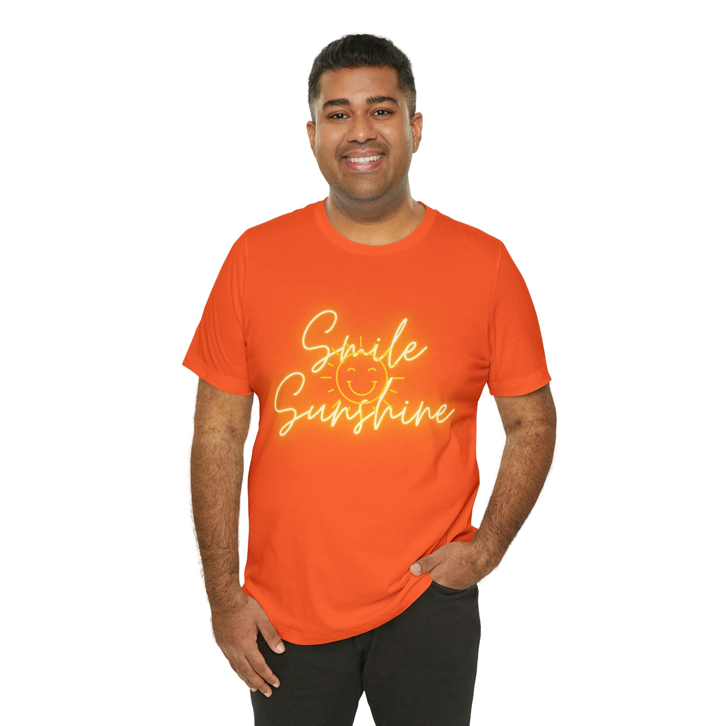 Smile Sunshine - Unisex Jersey Short Sleeve Tee