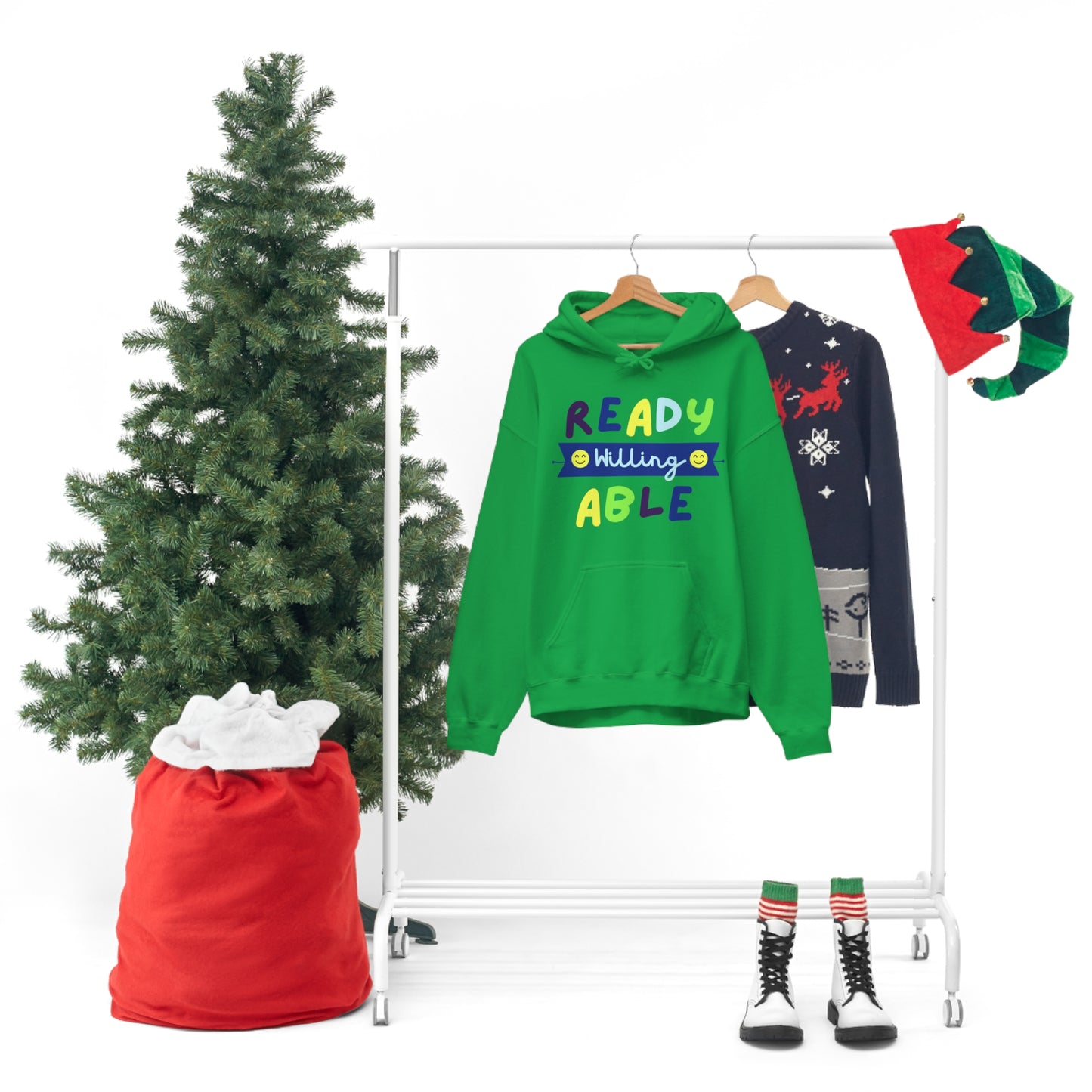 Ready Willing Able  - Unisex Heavy Blend™ Hooded Sweatshirt