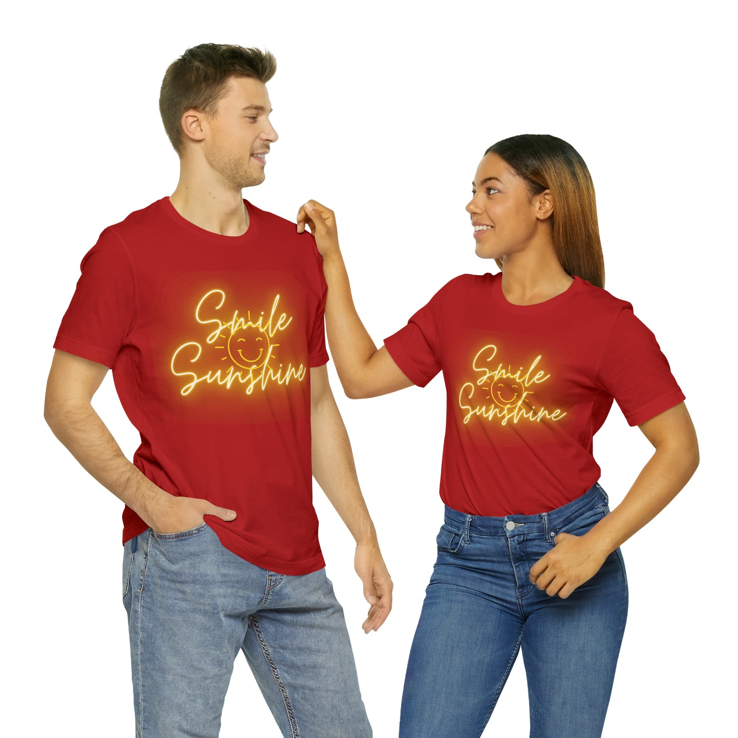 Smile Sunshine - Unisex Jersey Short Sleeve Tee