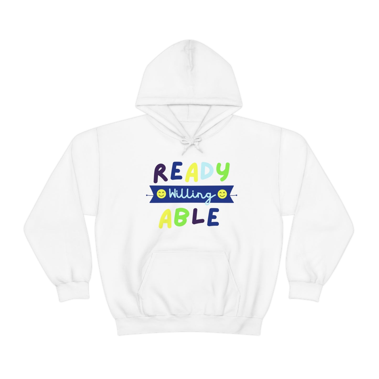 Ready Willing Able  - Unisex Heavy Blend™ Hooded Sweatshirt