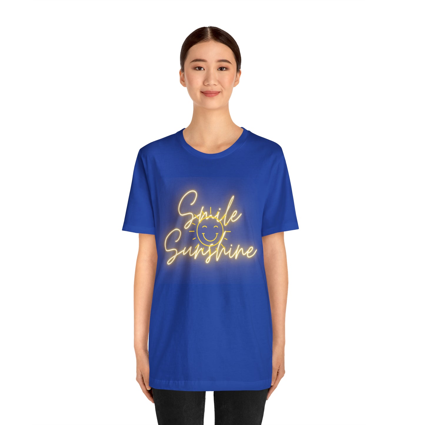 Smile Sunshine - Unisex Jersey Short Sleeve Tee