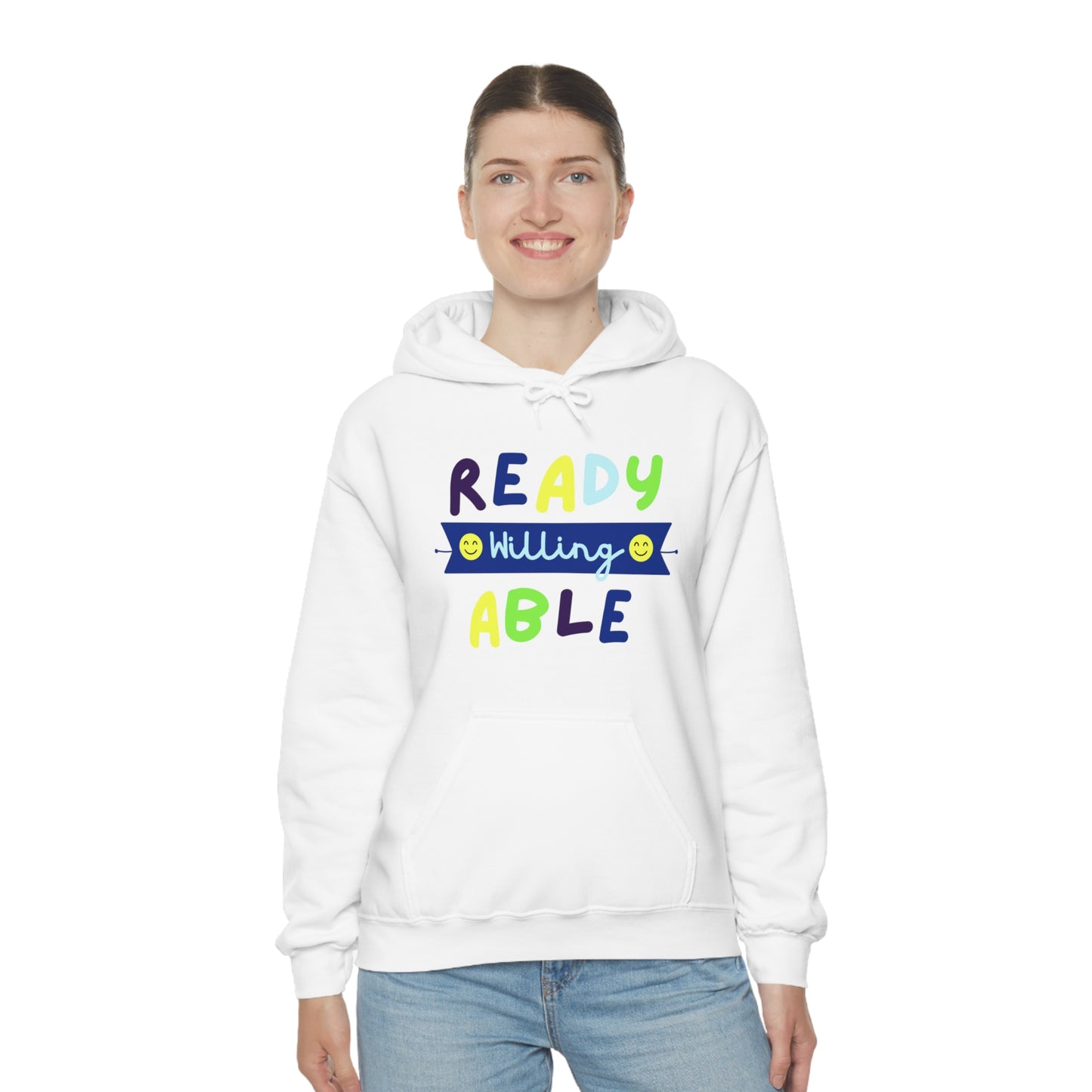 Ready Willing Able  - Unisex Heavy Blend™ Hooded Sweatshirt