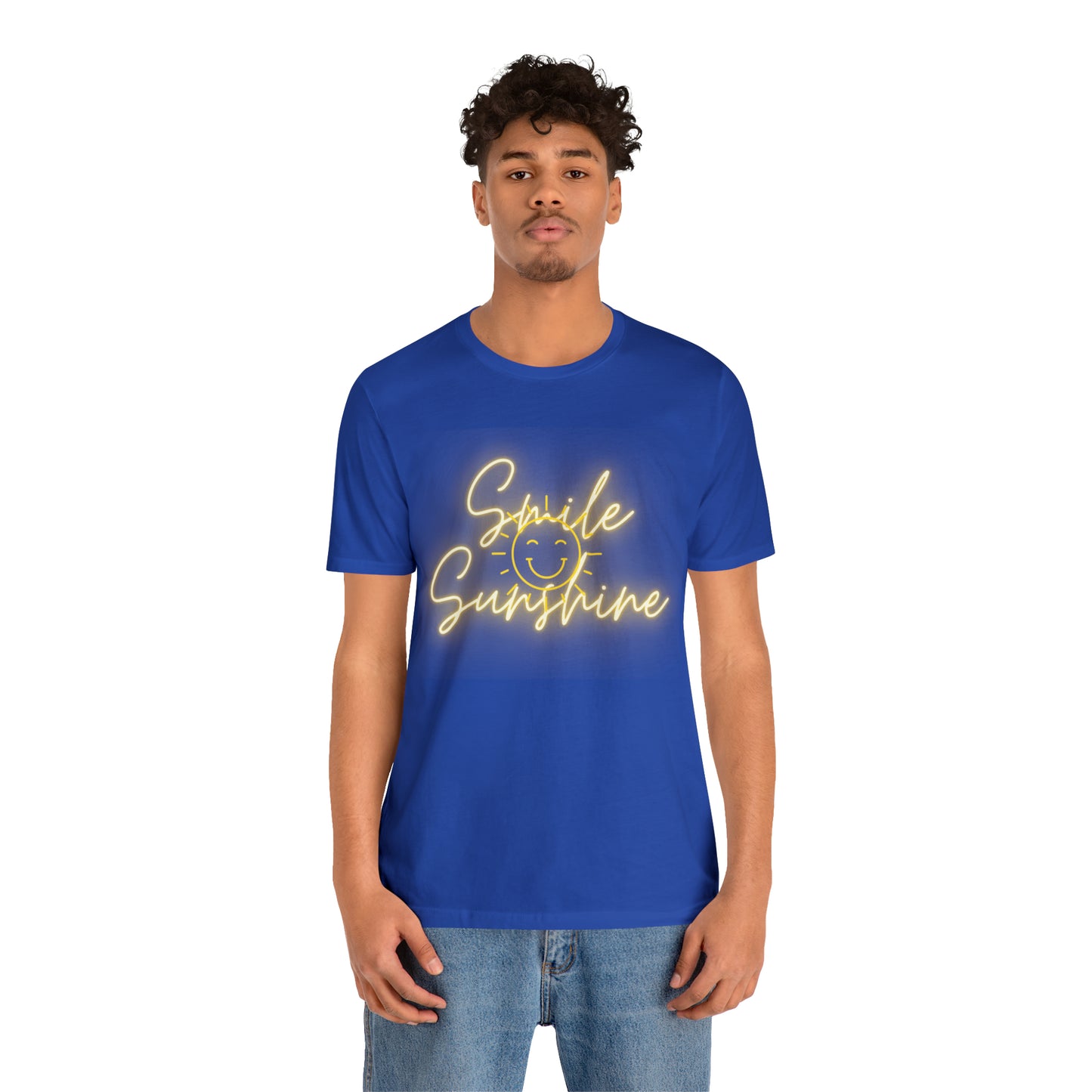Smile Sunshine - Unisex Jersey Short Sleeve Tee