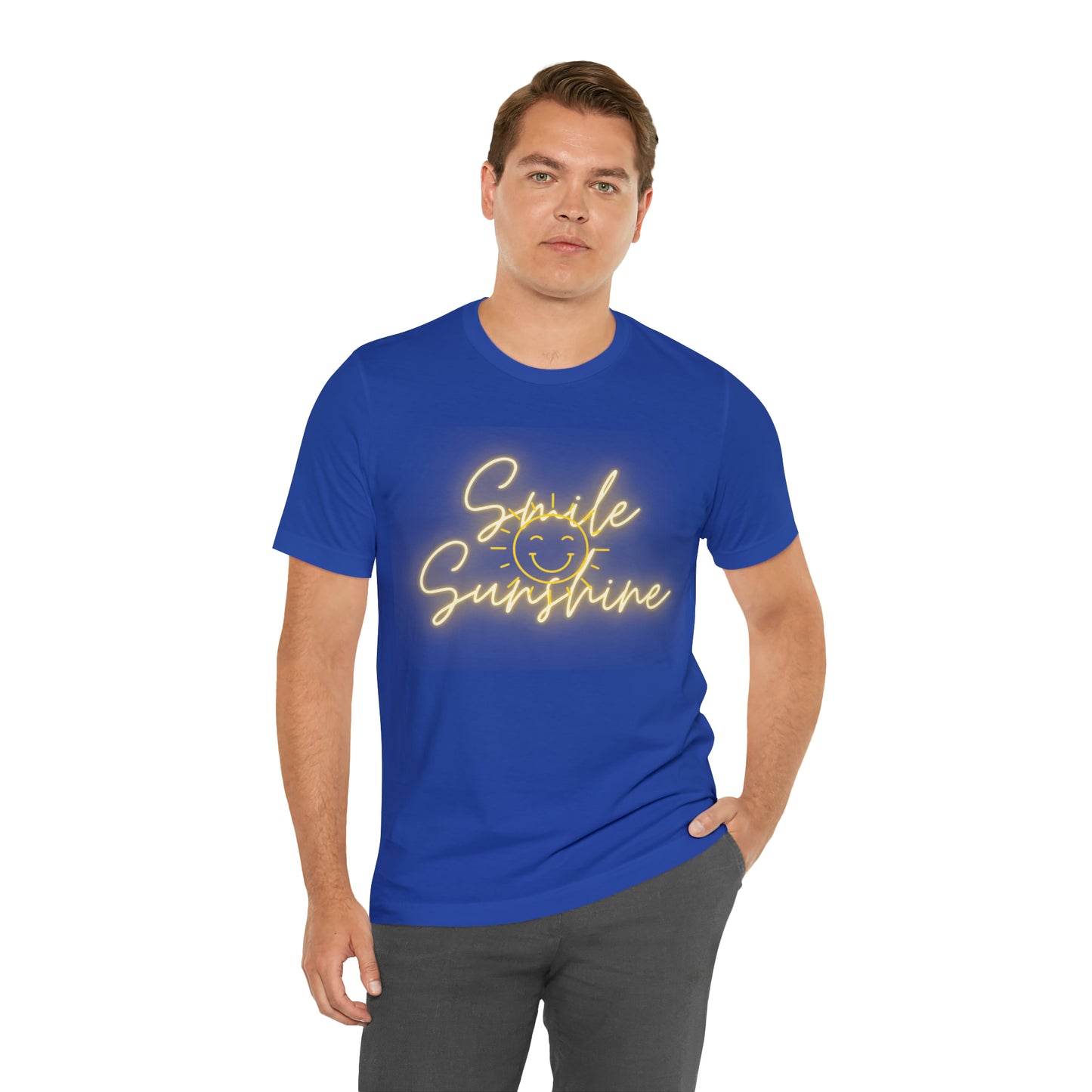 Smile Sunshine - Unisex Jersey Short Sleeve Tee