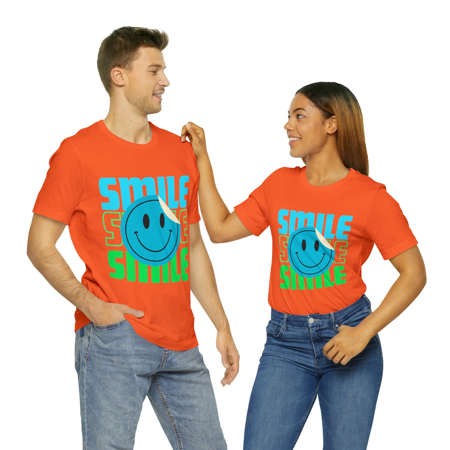 Smile  Unisex Jersey Short Sleeve Tee