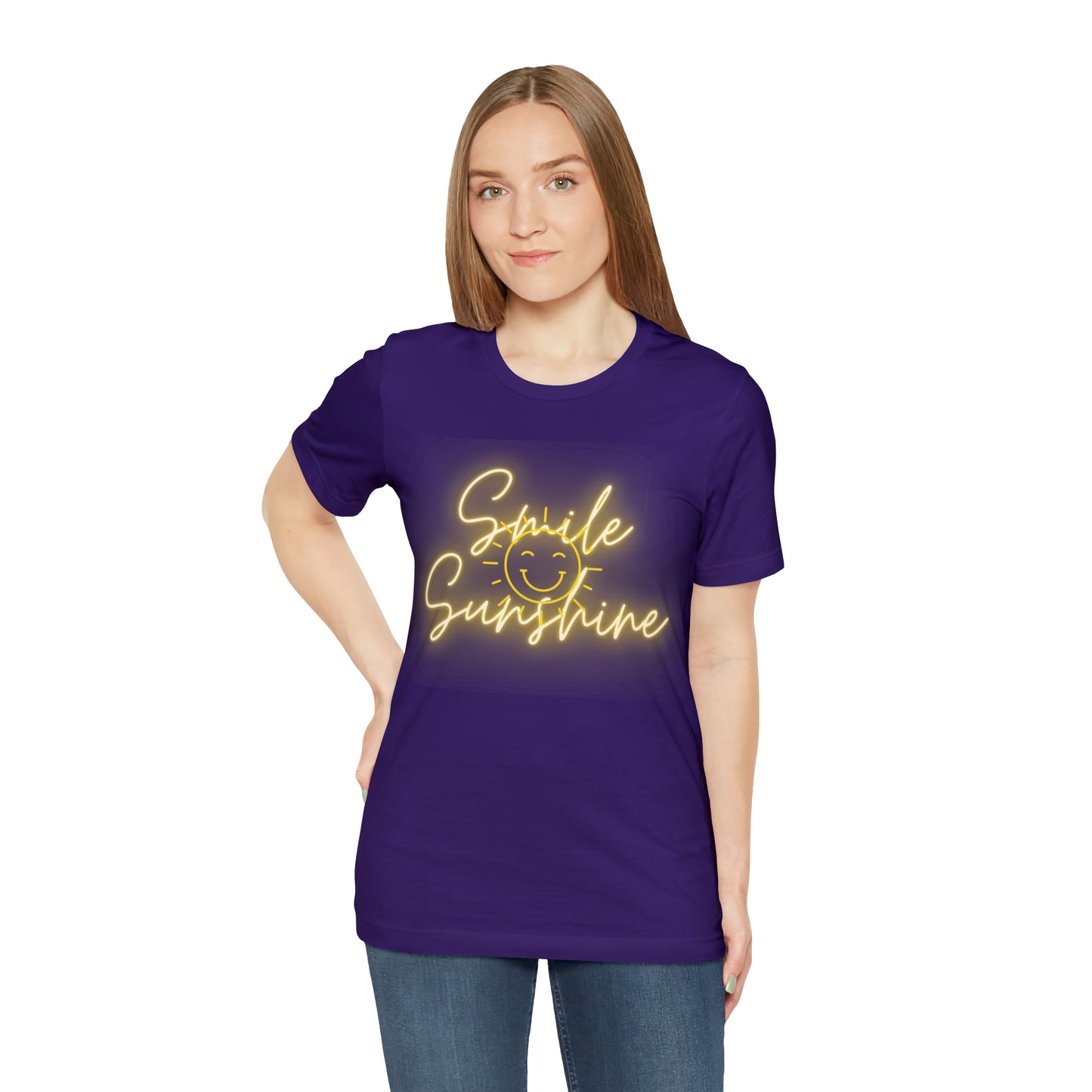 Smile Sunshine - Unisex Jersey Short Sleeve Tee